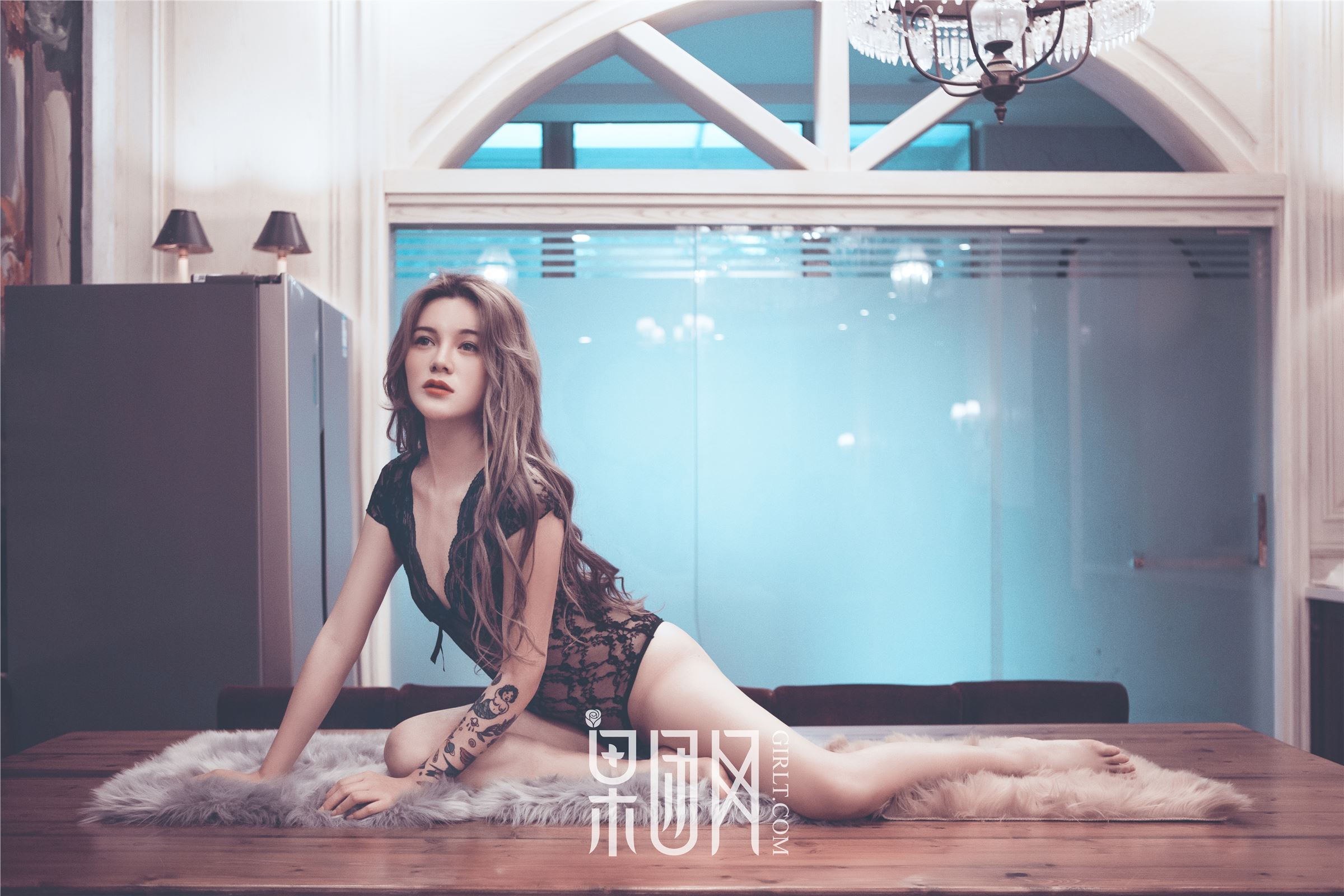 [Girlt果团网]写真 2017.12.24 NO.110 蕾丝透视