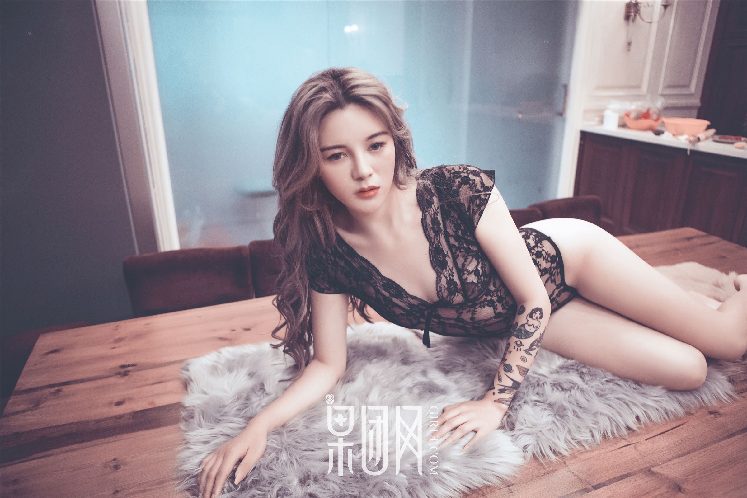 [Girlt果团网]写真 2017.12.24 NO.110 蕾丝透视