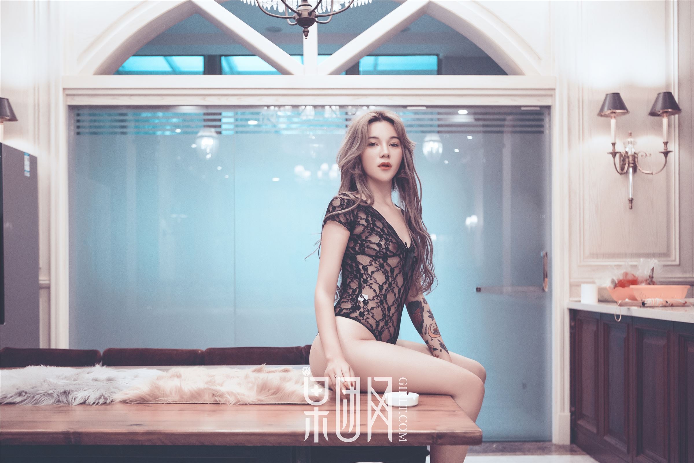 [Girlt果团网]写真 2017.12.24 NO.110 蕾丝透视