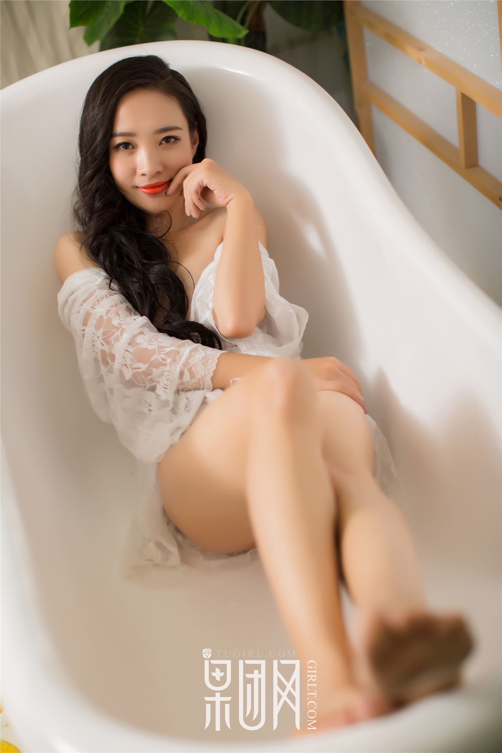 [Girlt果团网] 2017.10.28 No.085 白色蕾丝