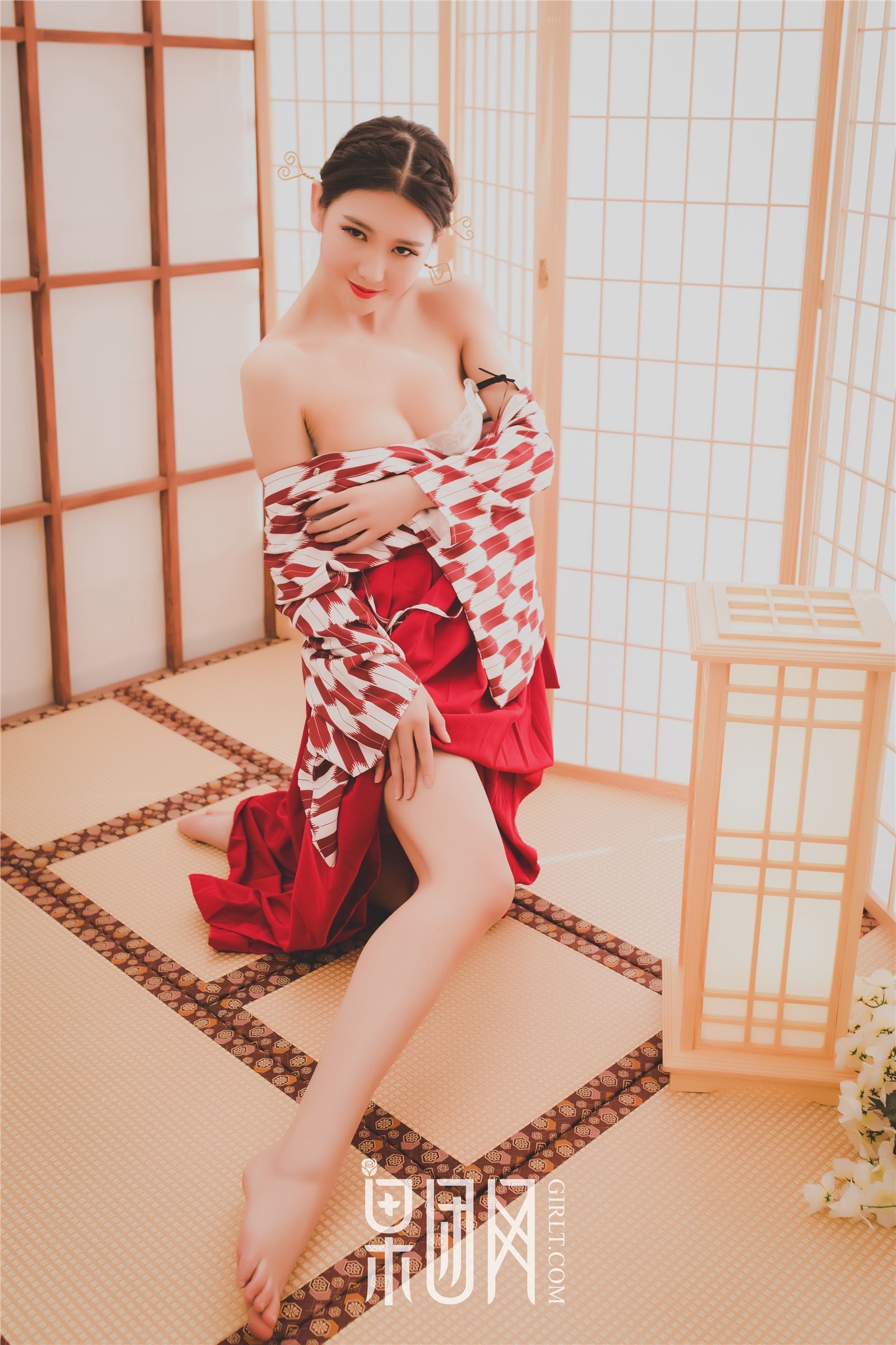 [Girlt]果团人像摄影写真 2018.01.06 No.115 和服丽人糖果儿