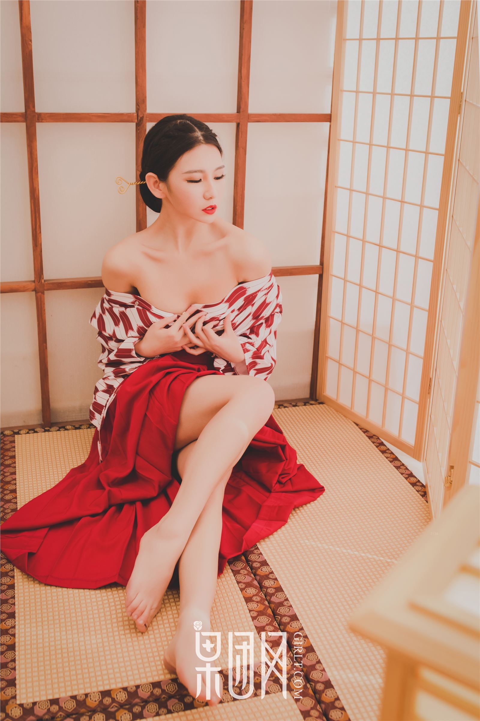 [Girlt]果团人像摄影写真 2018.01.06 No.115 和服丽人糖果儿