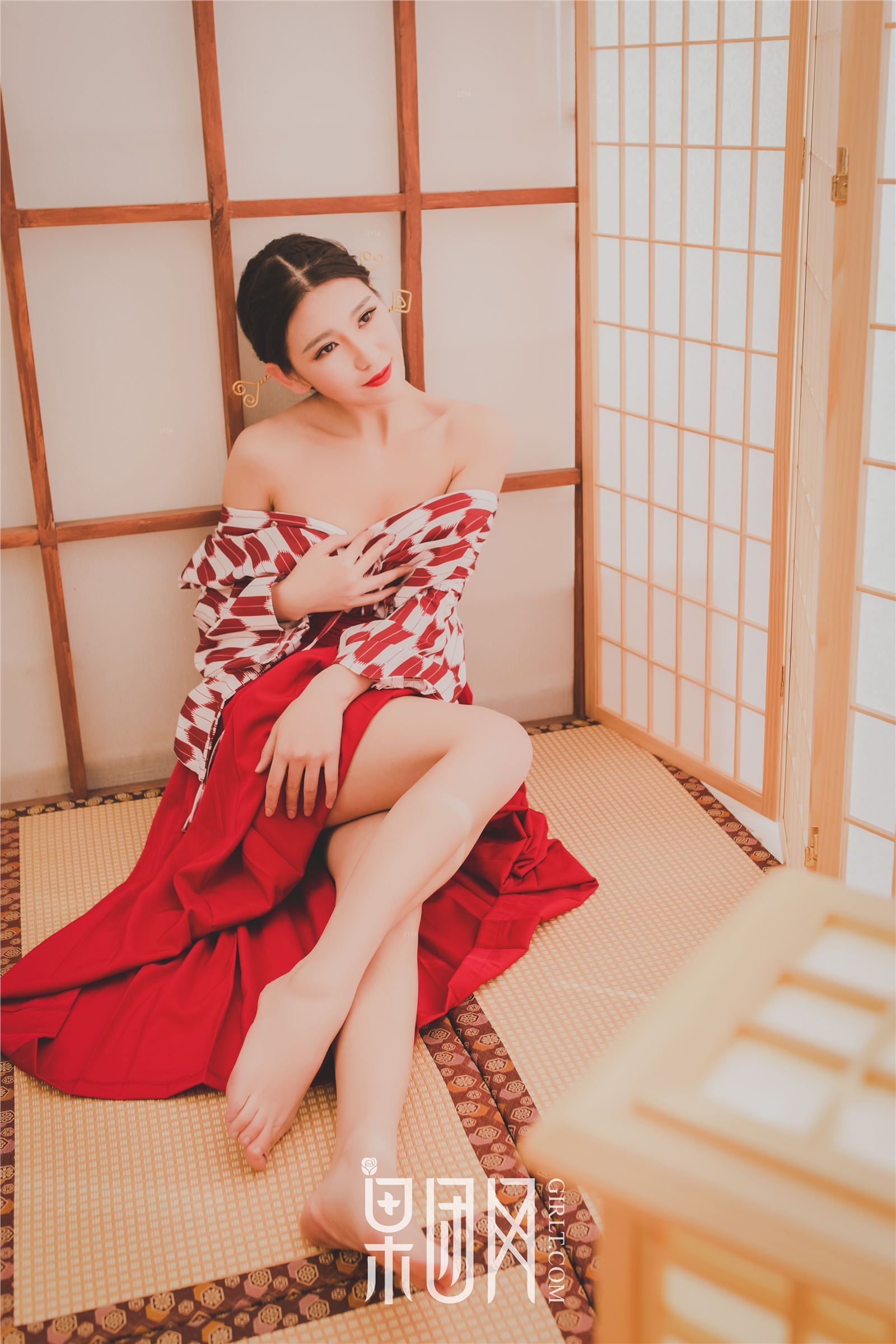 [Girlt]果团人像摄影写真 2018.01.06 No.115 和服丽人糖果儿