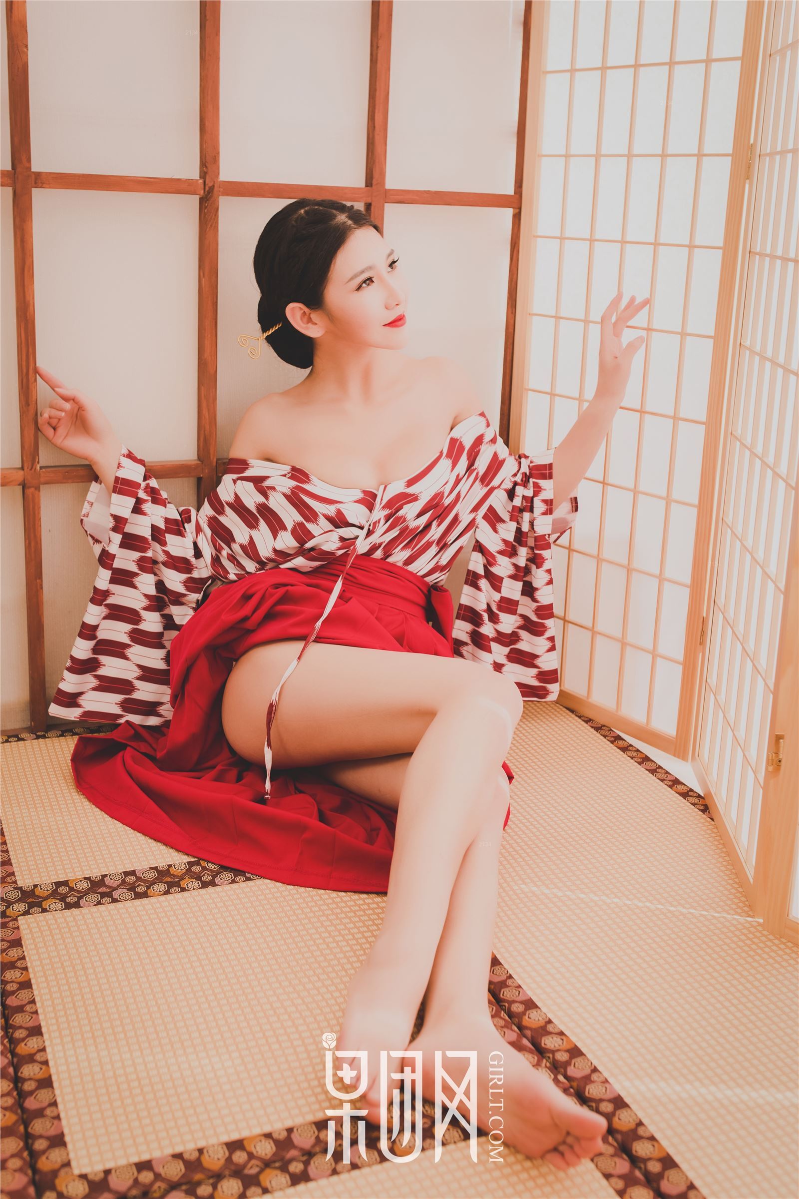 [Girlt]果团人像摄影写真 2018.01.06 No.115 和服丽人糖果儿