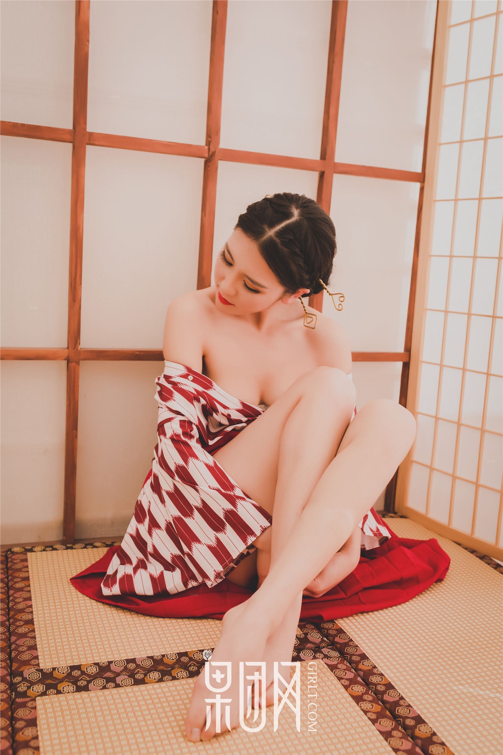 [Girlt]果团人像摄影写真 2018.01.06 No.115 和服丽人糖果儿