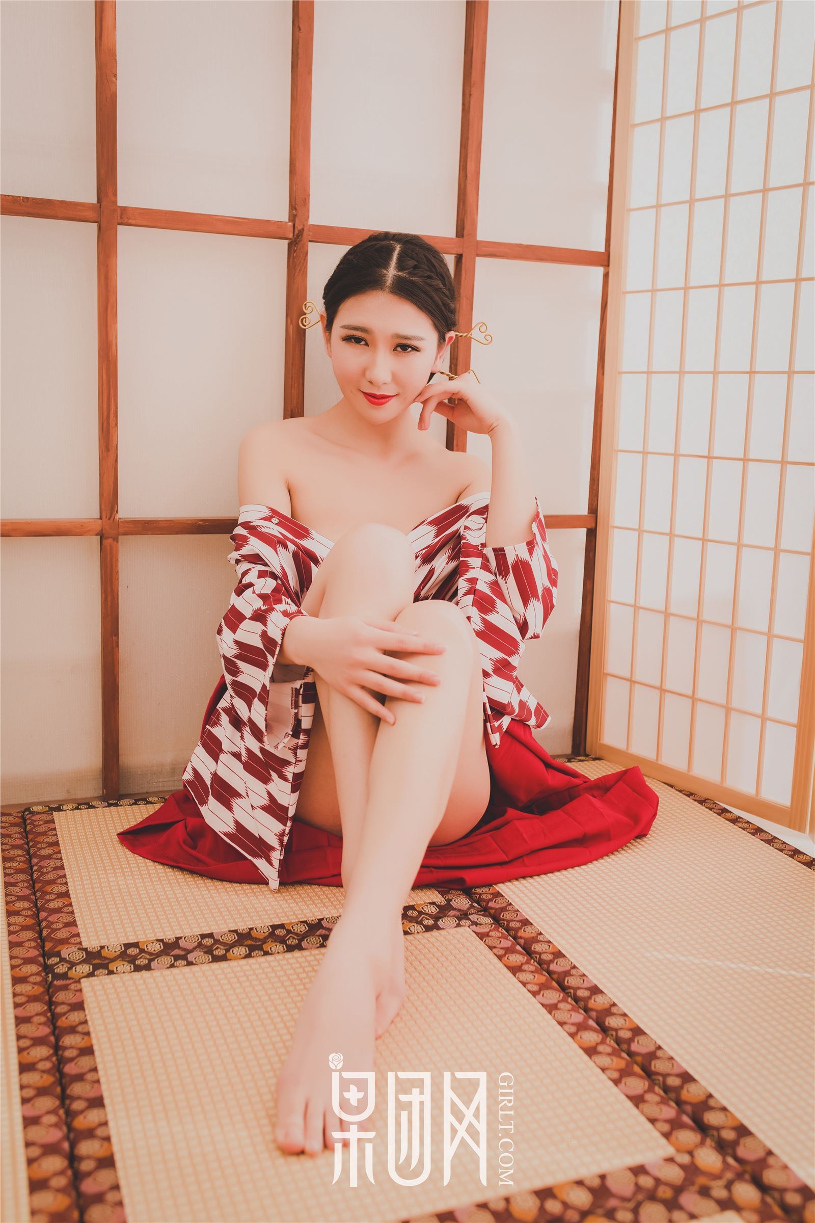 [Girlt]果团人像摄影写真 2018.01.06 No.115 和服丽人糖果儿