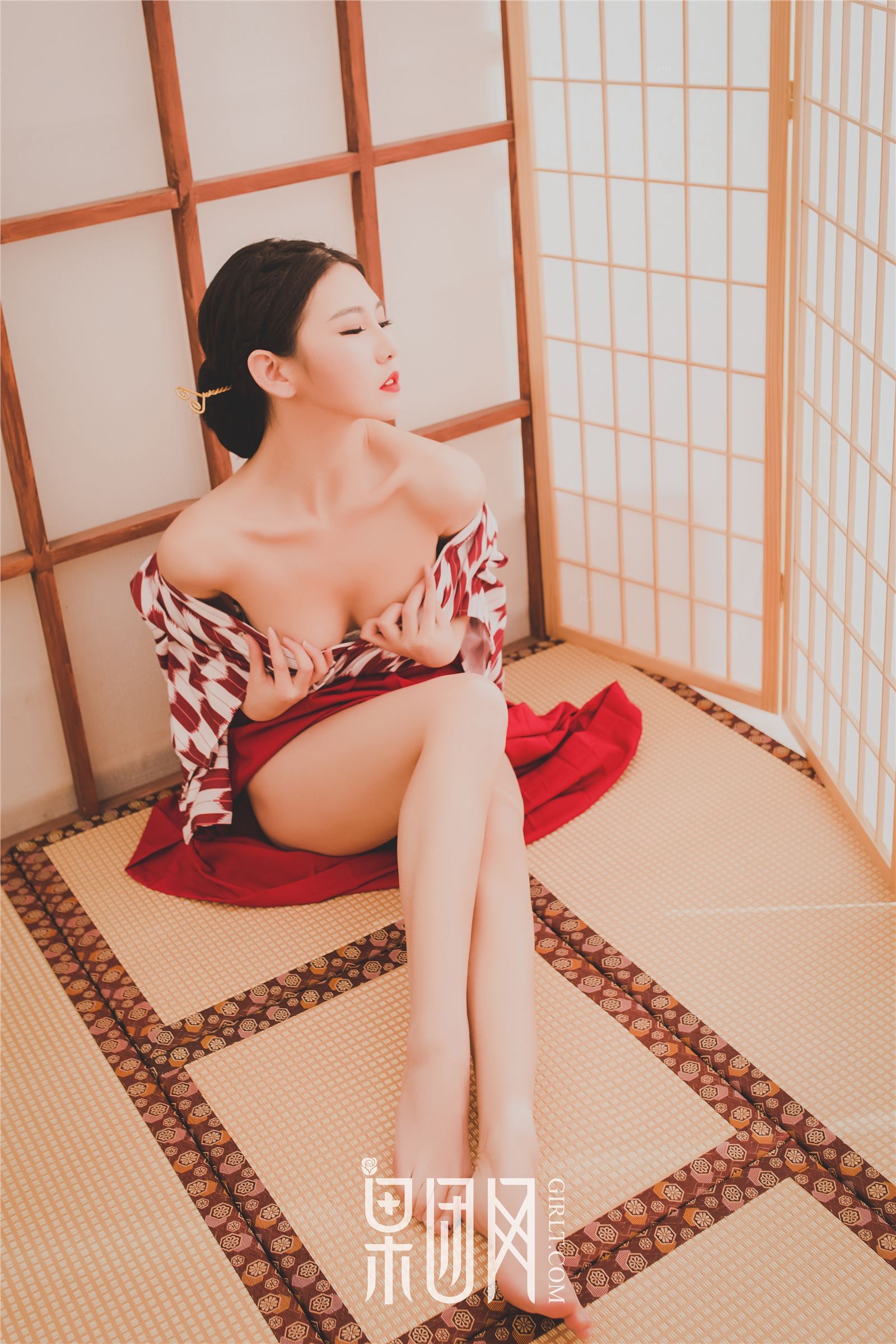 [Girlt]果团人像摄影写真 2018.01.06 No.115 和服丽人糖果儿