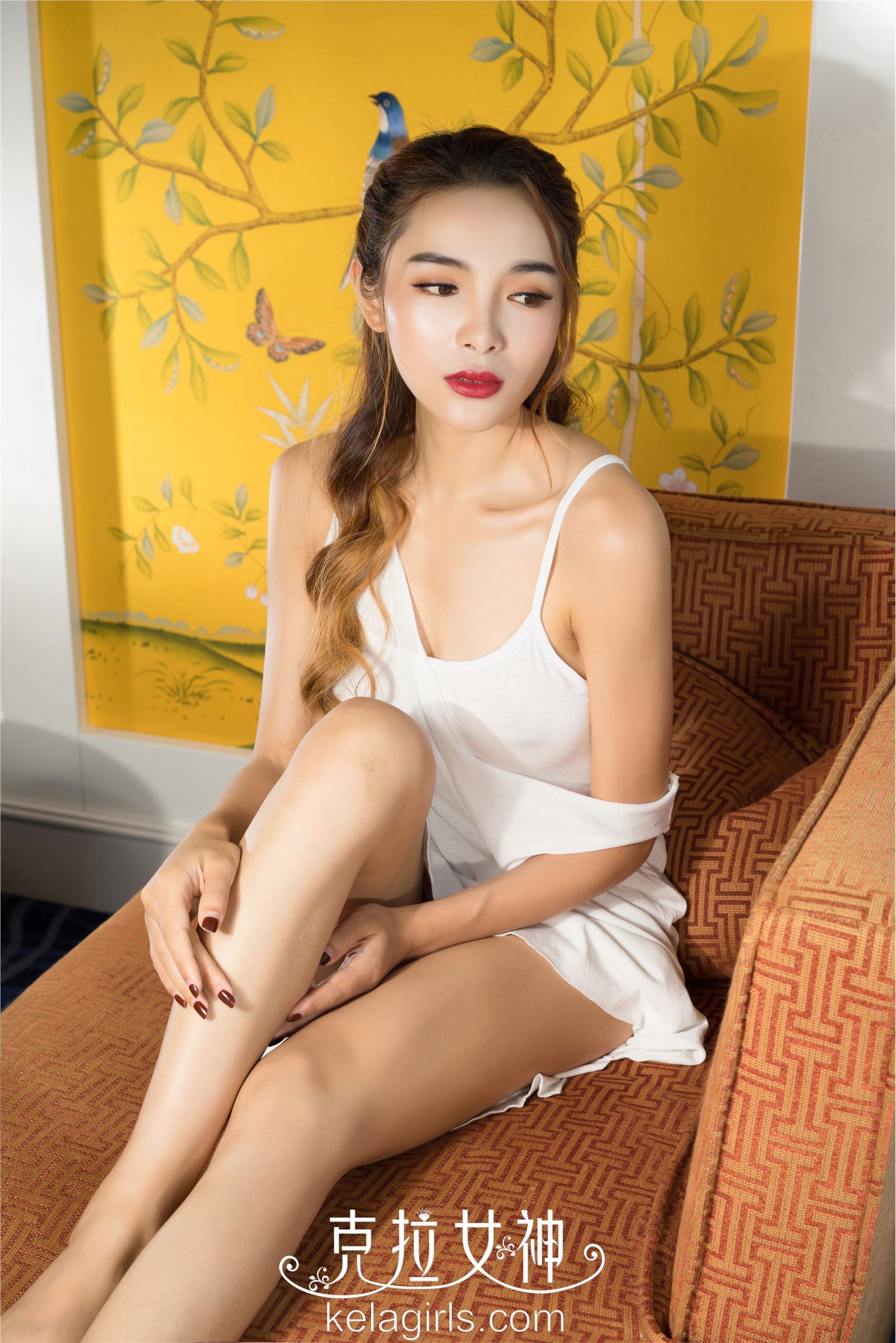 [Kelagirls]克拉女神 2017.12.08 烈焰红唇 曼琼