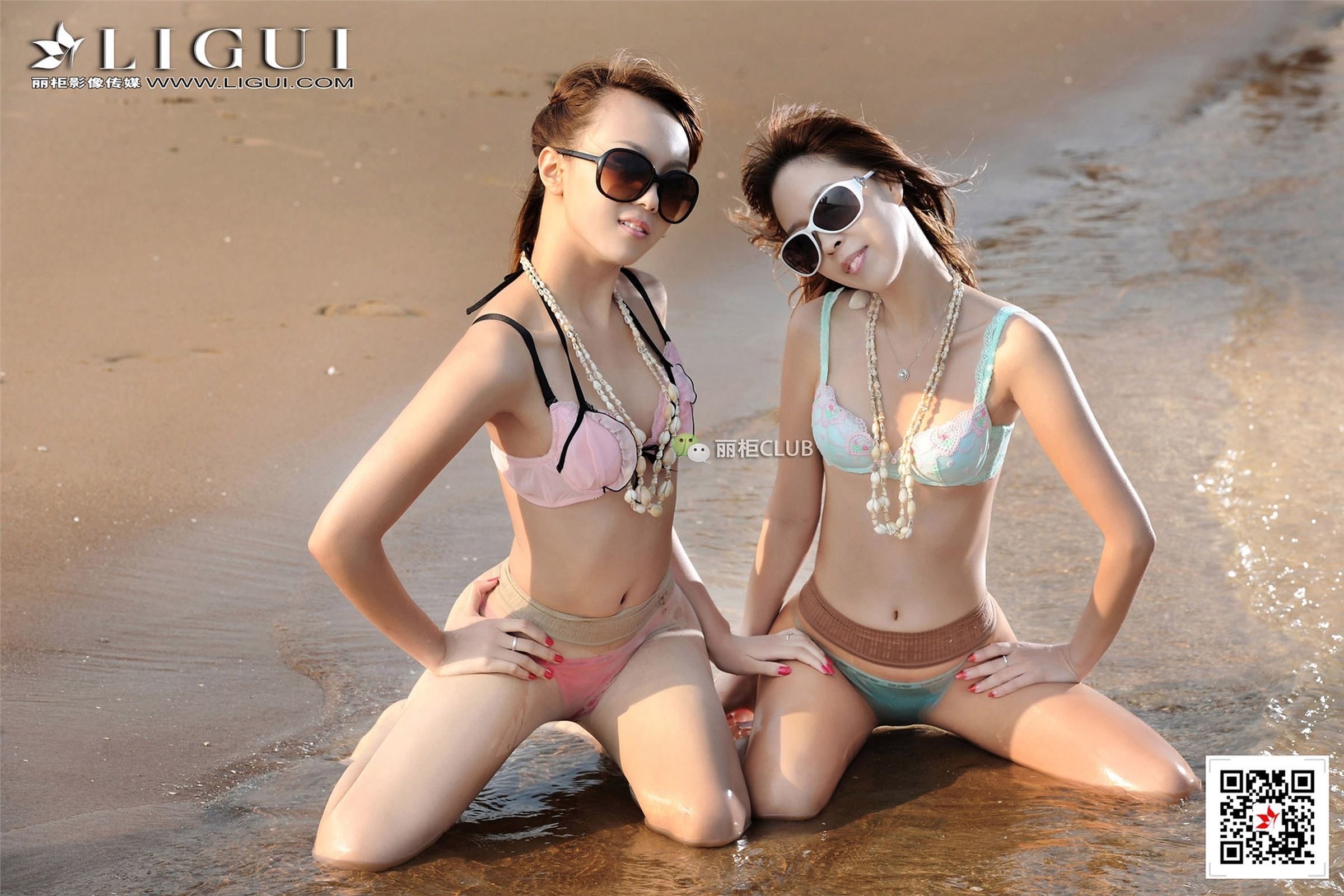 [Ligui丽柜]2018.02.05 网络丽人 Model Vicky&桃子