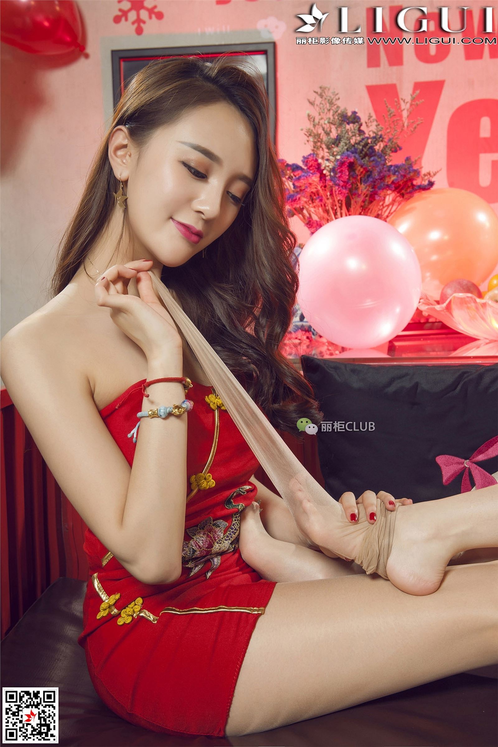 [Ligui丽柜]2018.02.13 网络丽人 Model 桃子&Vicky