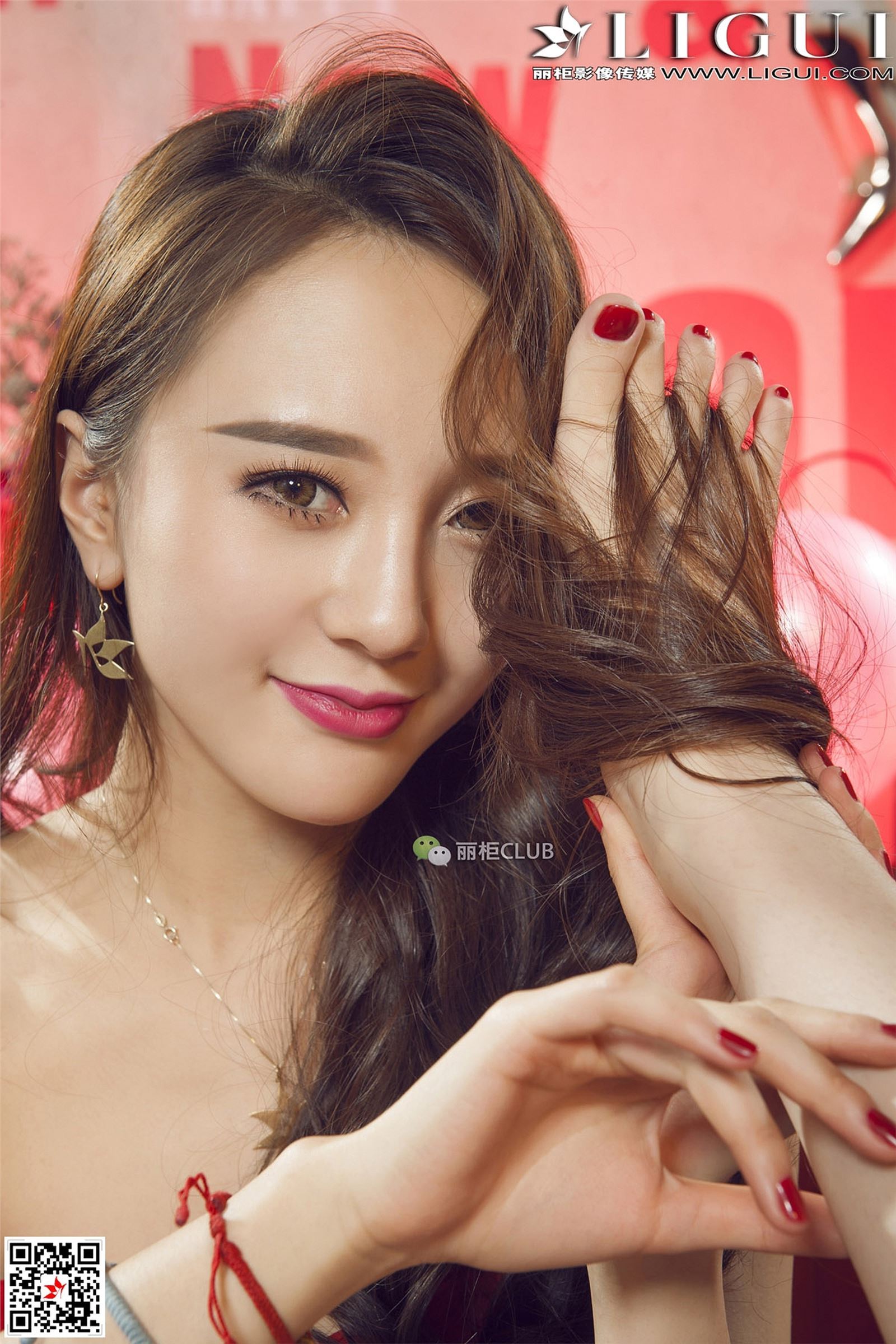 [Ligui丽柜]2018.02.13 网络丽人 Model 桃子&Vicky