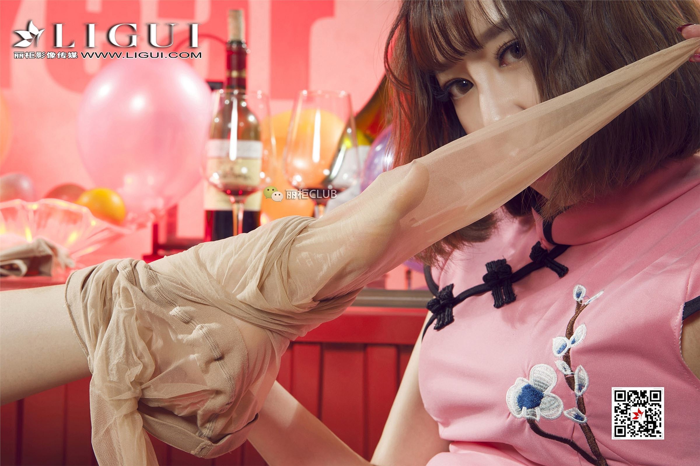 [Ligui丽柜]2018.02.13 网络丽人 Model 桃子&Vicky