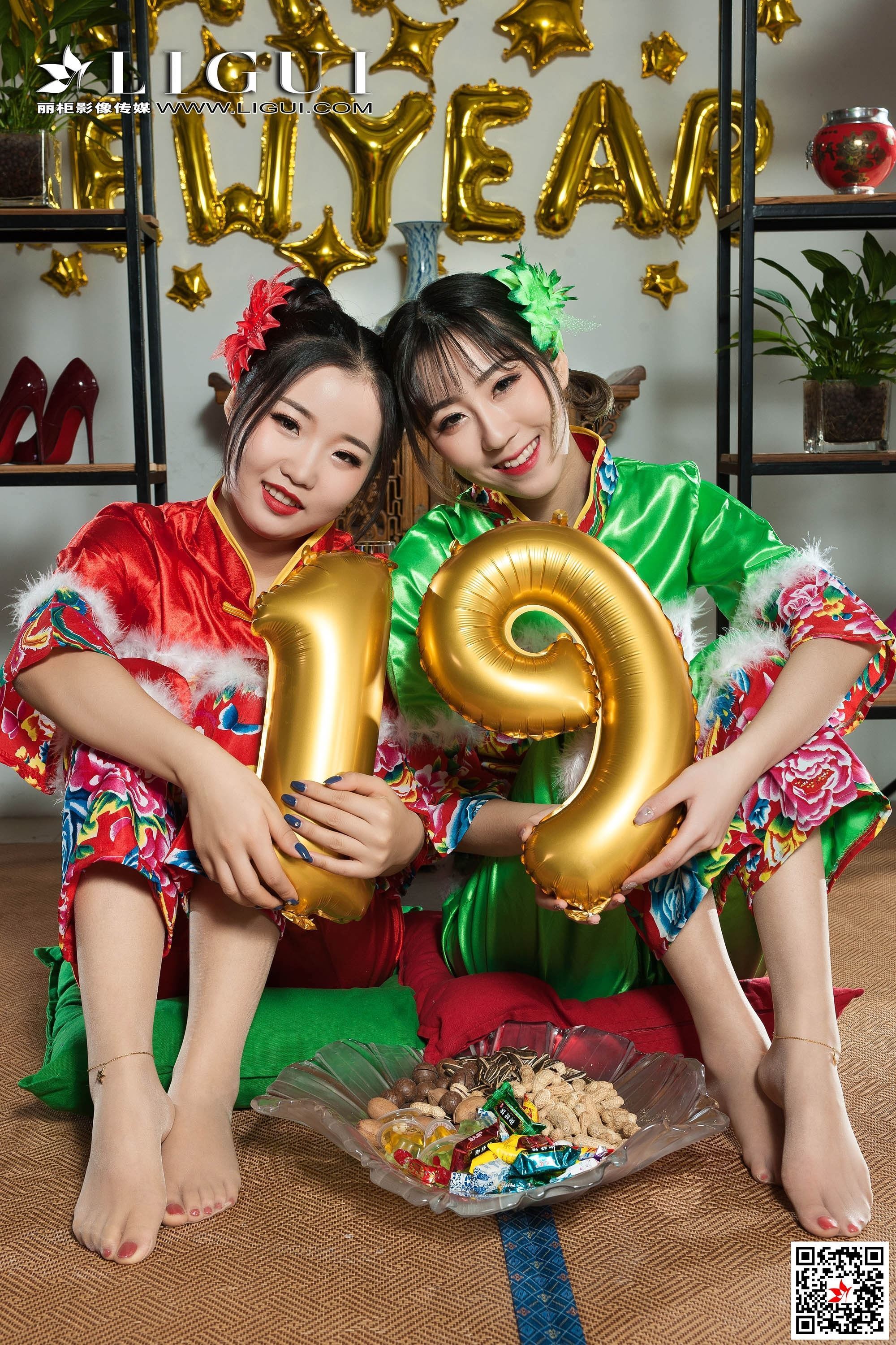 [Ligui丽柜]2018.12.28 网络丽人 Model 媛媛&鱼妹