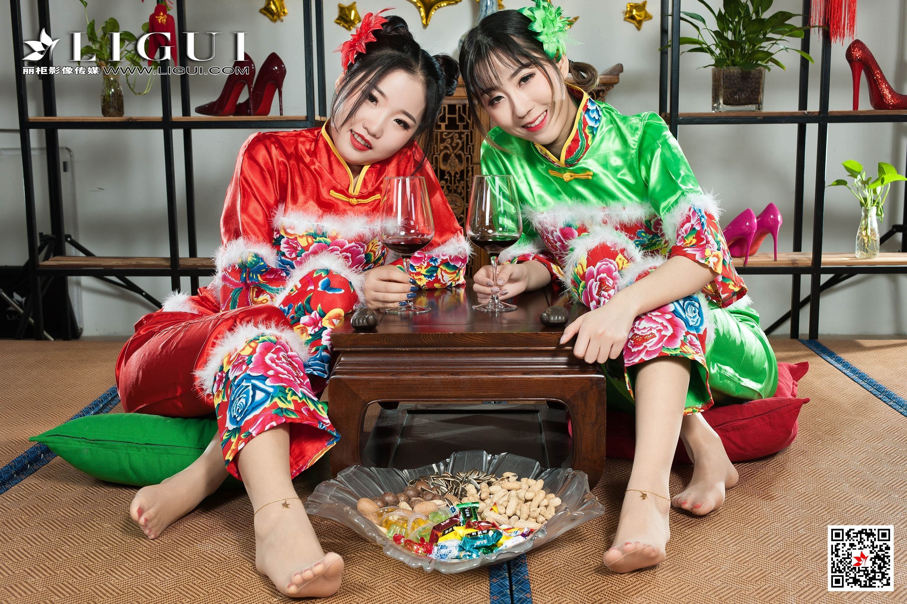 [Ligui丽柜]2018.12.28 网络丽人 Model 媛媛&鱼妹