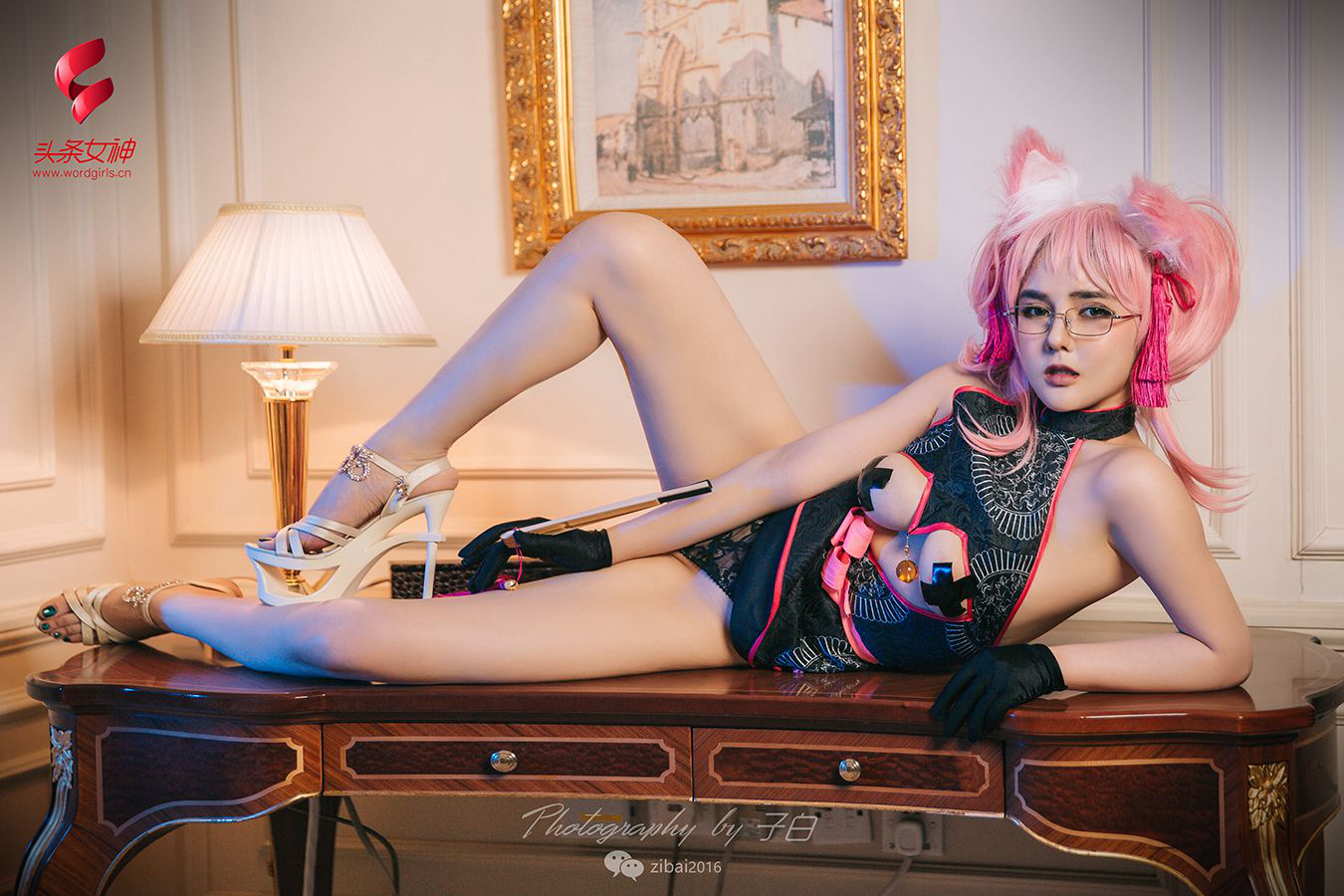 [TouTiao头条女神]2019.04.27 温心怡 玉藻前·秘书狐COSPLAY