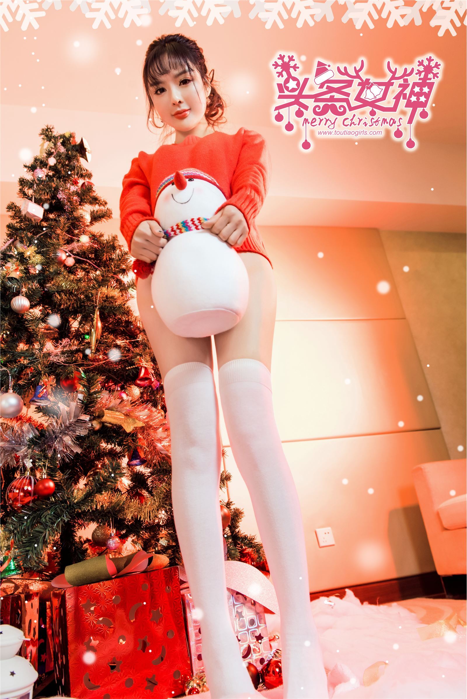 [TouTiao头条女神] 2017.12.25 No.518 周熙妍白甜快乐时光