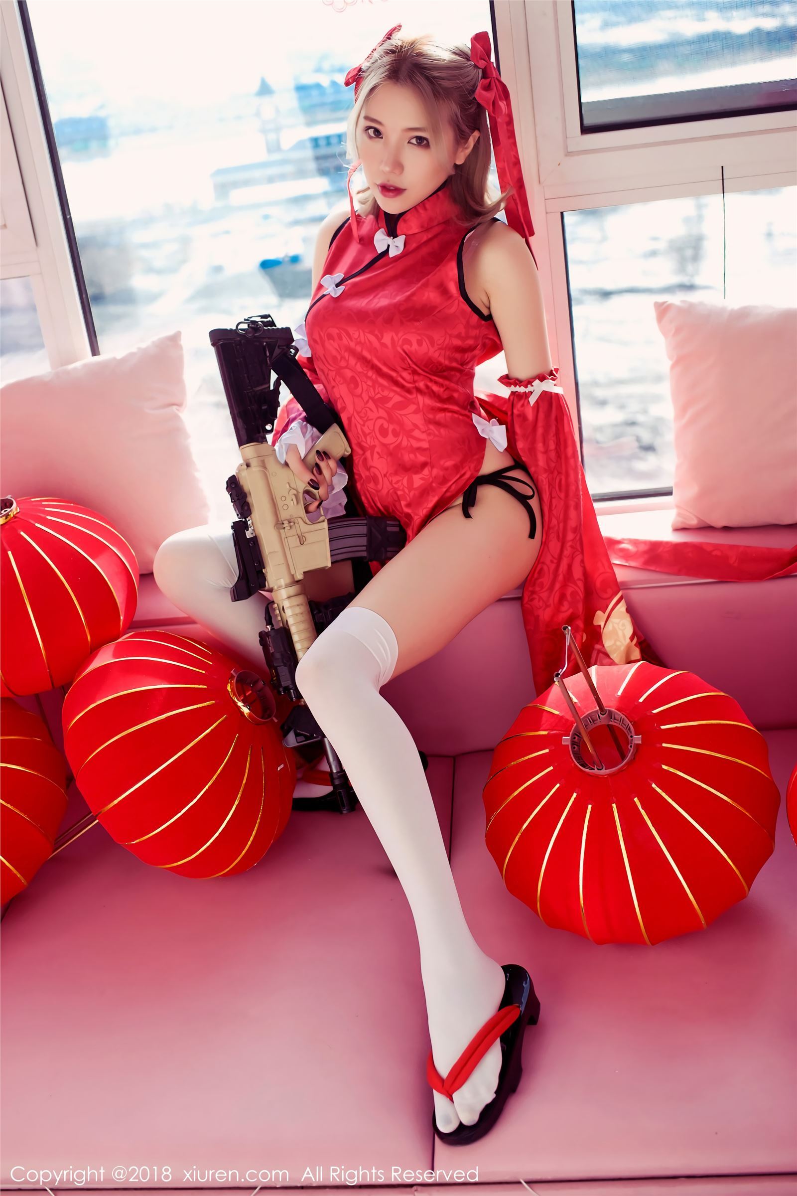 [XIUREN秀人网]写真 2018.01.25 No.911 COS枪娘 黄楽然