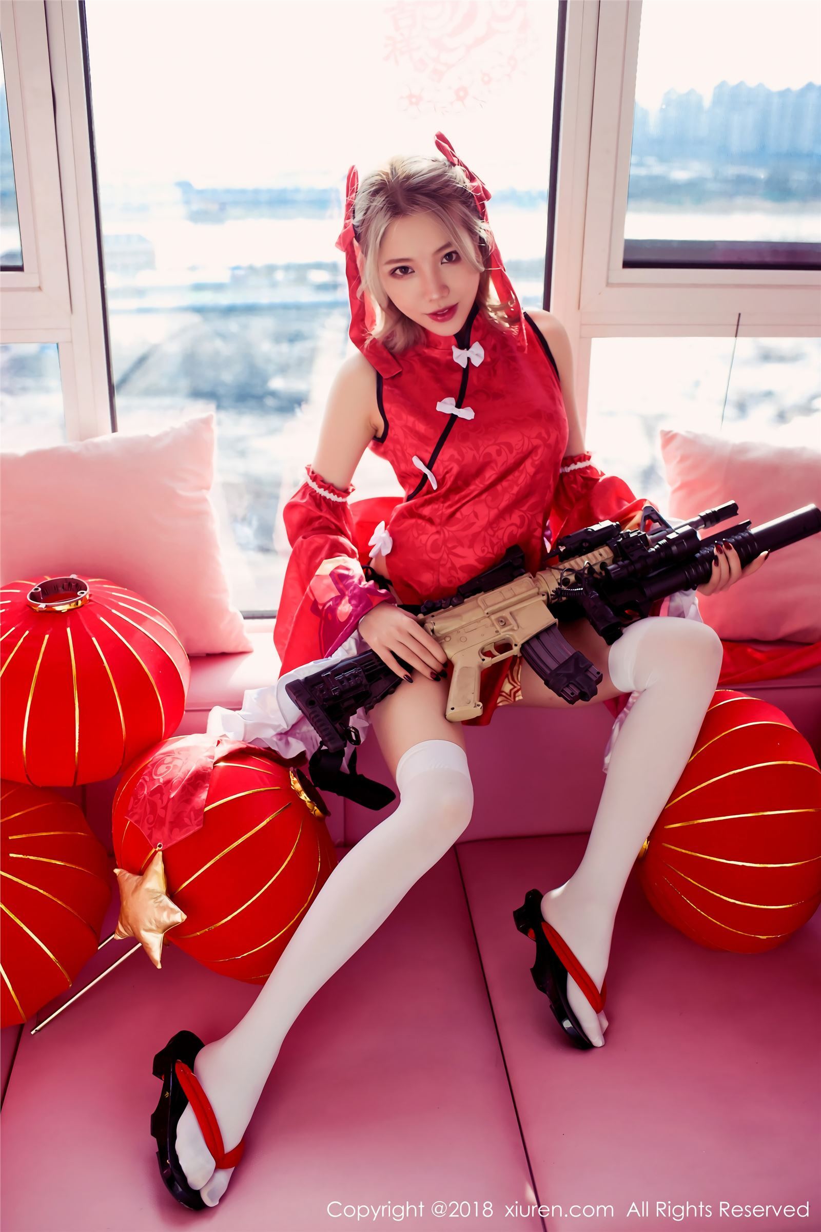 [XIUREN秀人网]写真 2018.01.25 No.911 COS枪娘 黄楽然