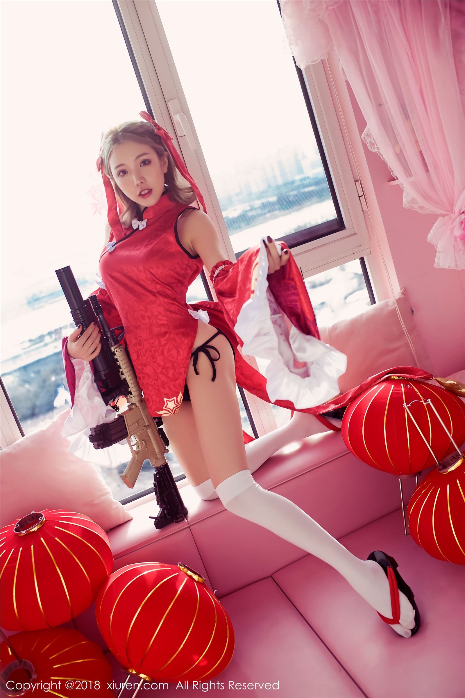 [XIUREN秀人网]写真 2018.01.25 No.911 COS枪娘 黄楽然