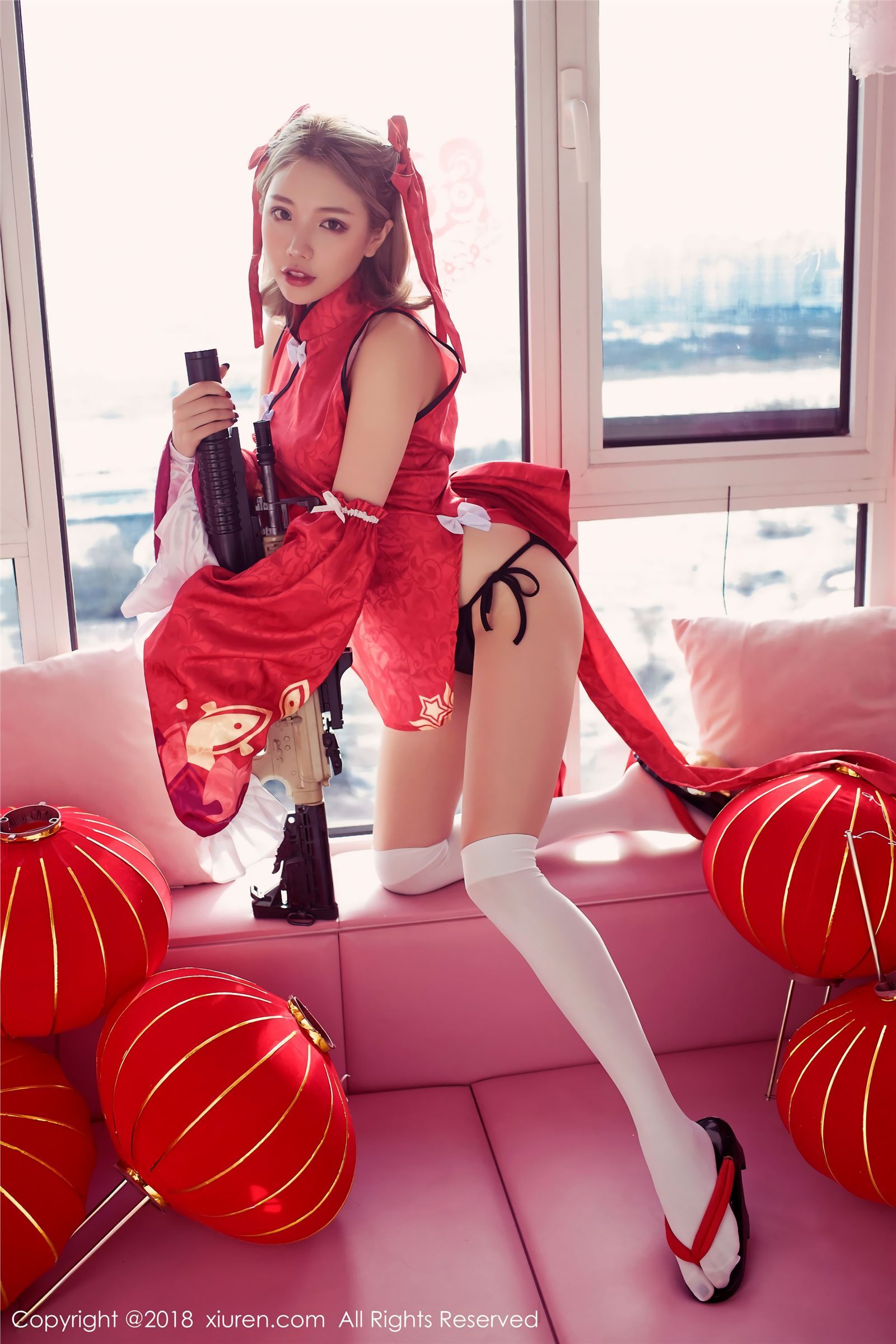 [XIUREN秀人网]写真 2018.01.25 No.911 COS枪娘 黄楽然