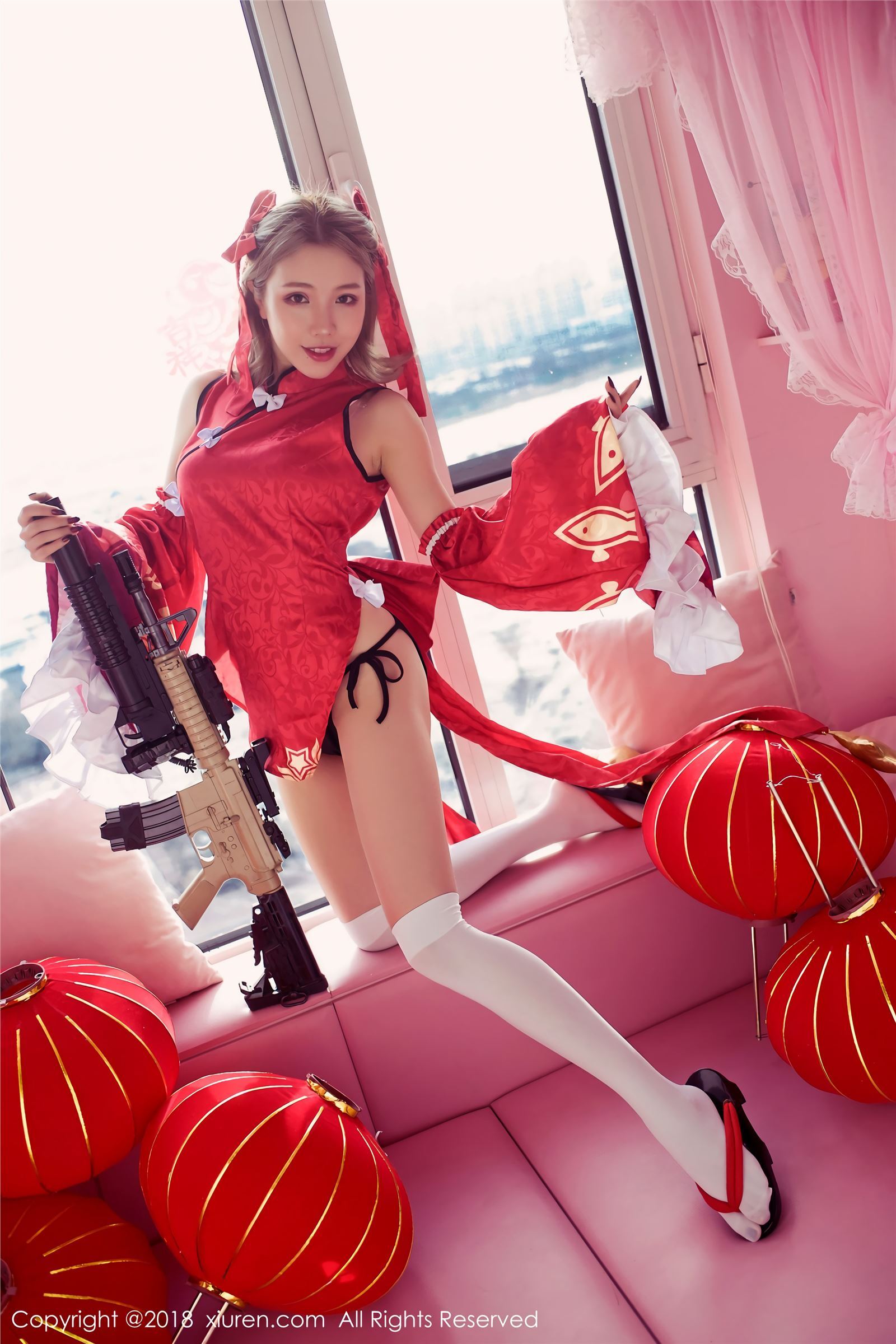 [XIUREN秀人网]写真 2018.01.25 No.911 COS枪娘 黄楽然
