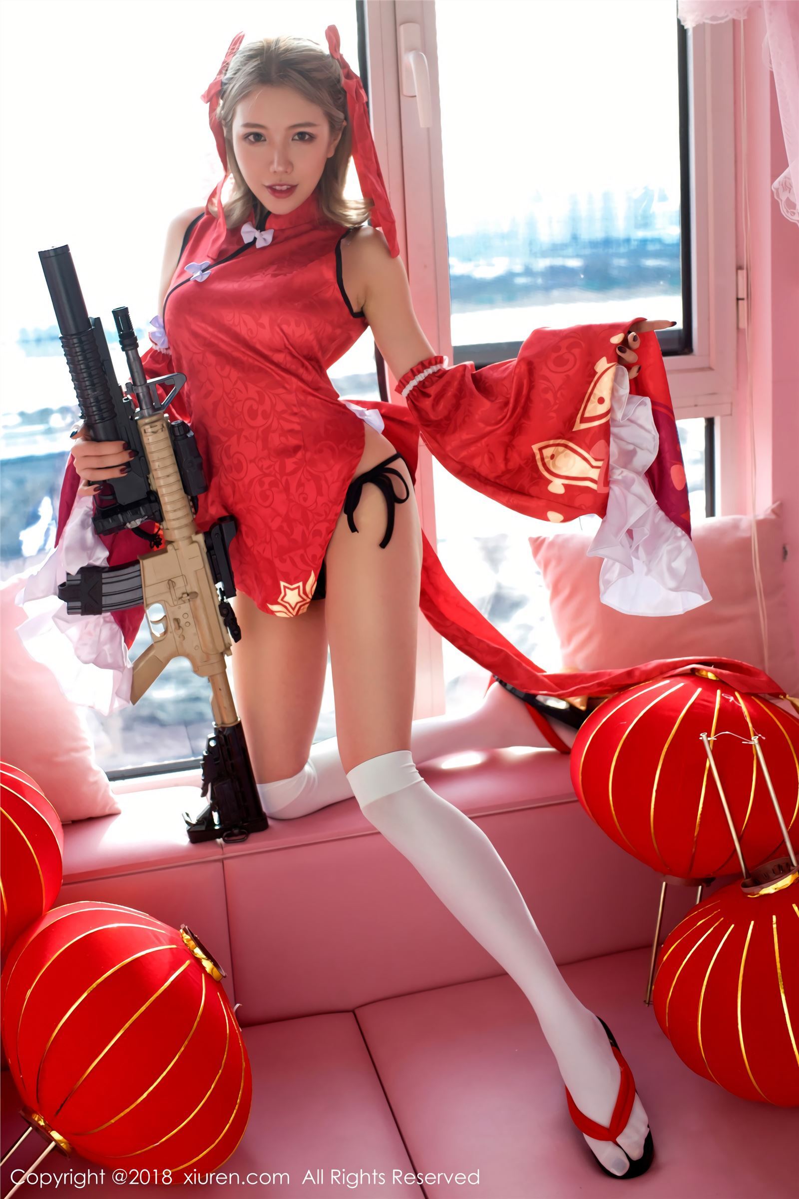 [XIUREN秀人网]写真 2018.01.25 No.911 COS枪娘 黄楽然