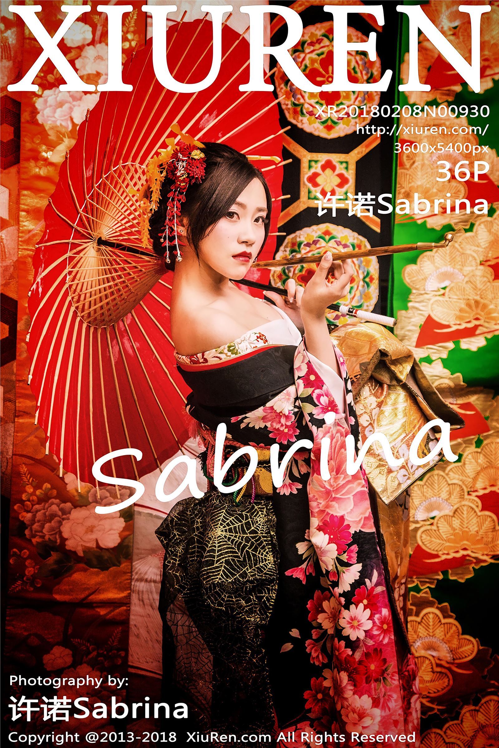 [XIUREN秀人网]写真 2018.02.08 No.930 花魁 许诺Sabrina