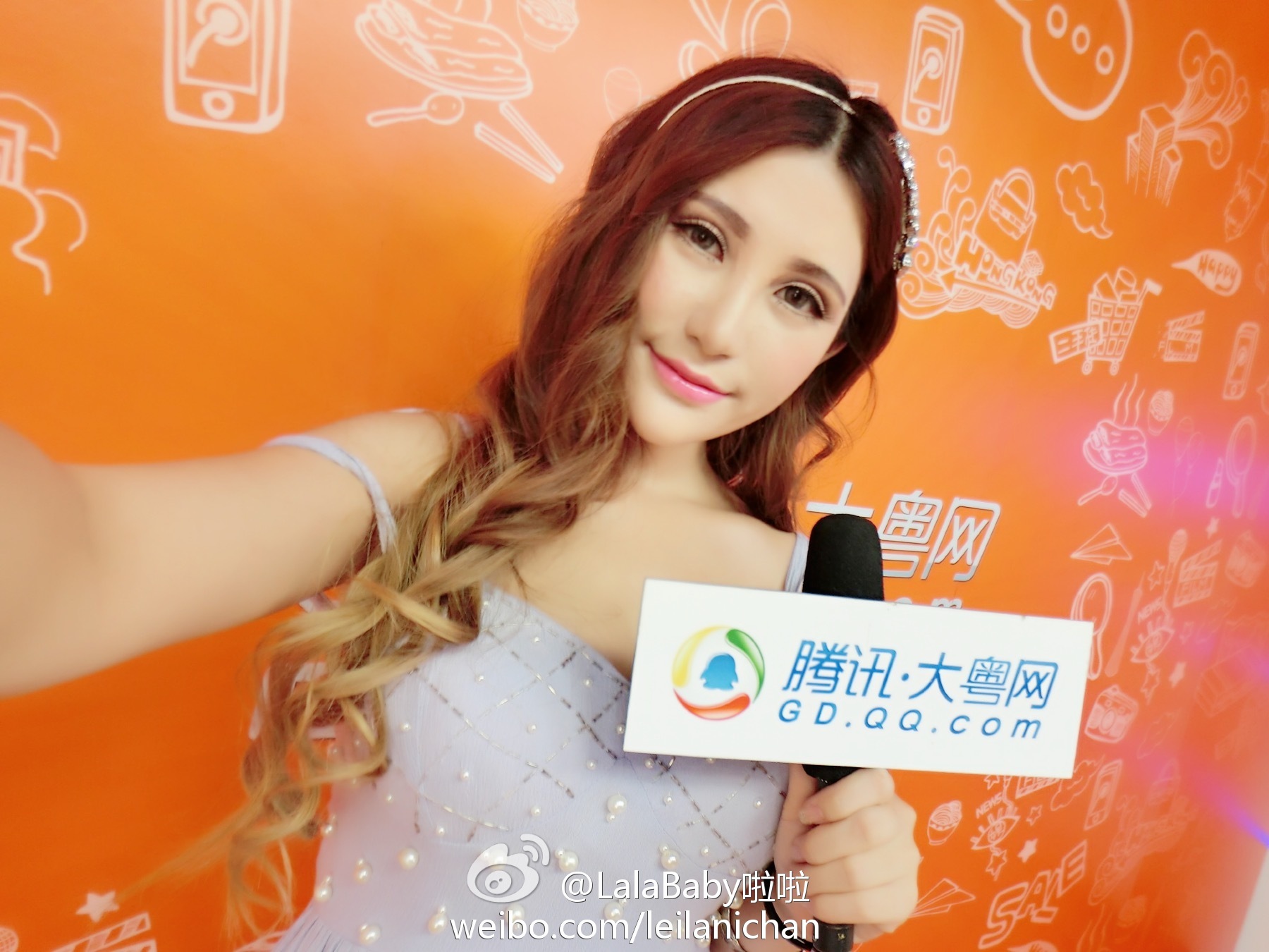 清新美少女 LalaBaby啦啦 生活照 2