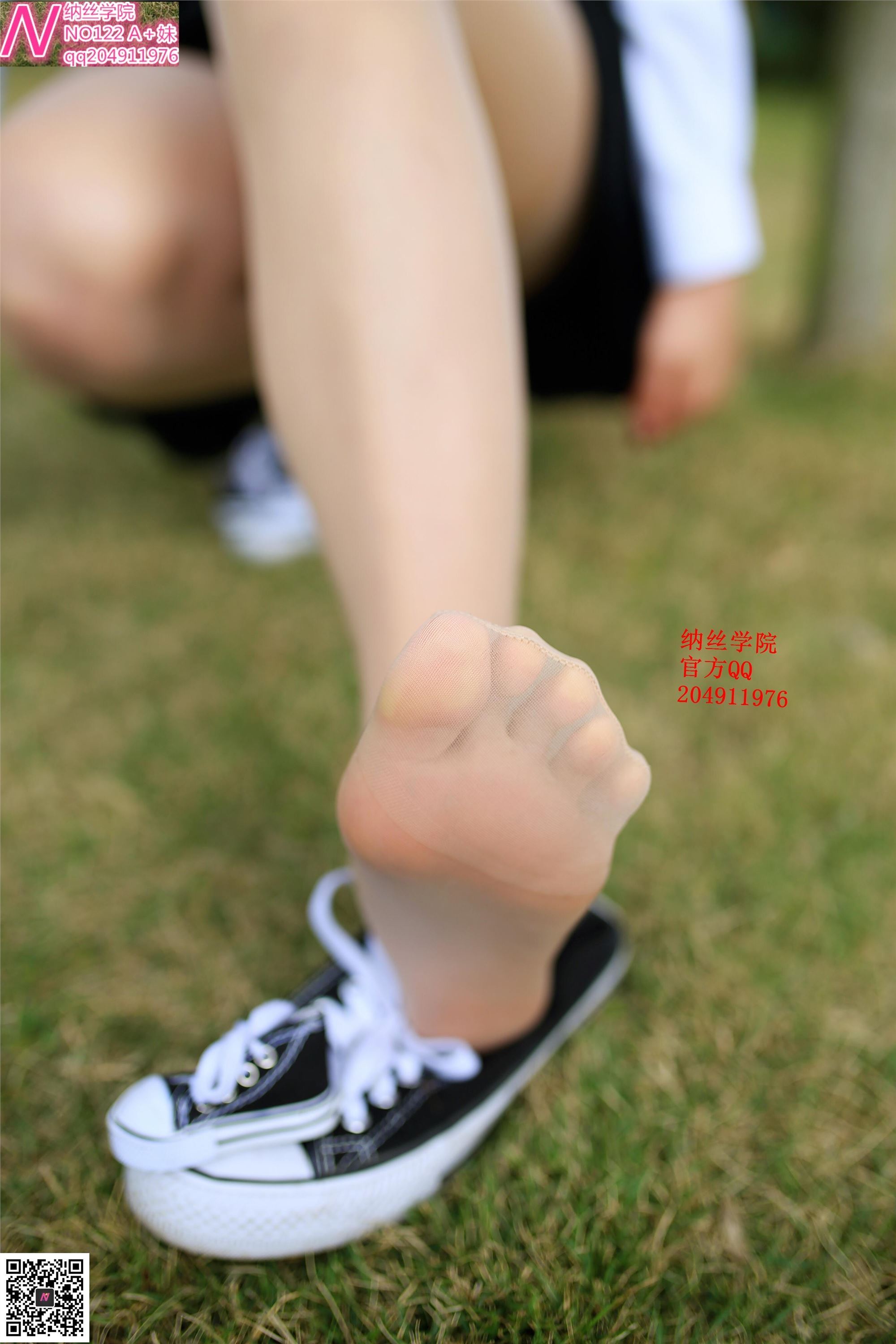 122妹肉丝帆布鞋68p 纳丝摄影