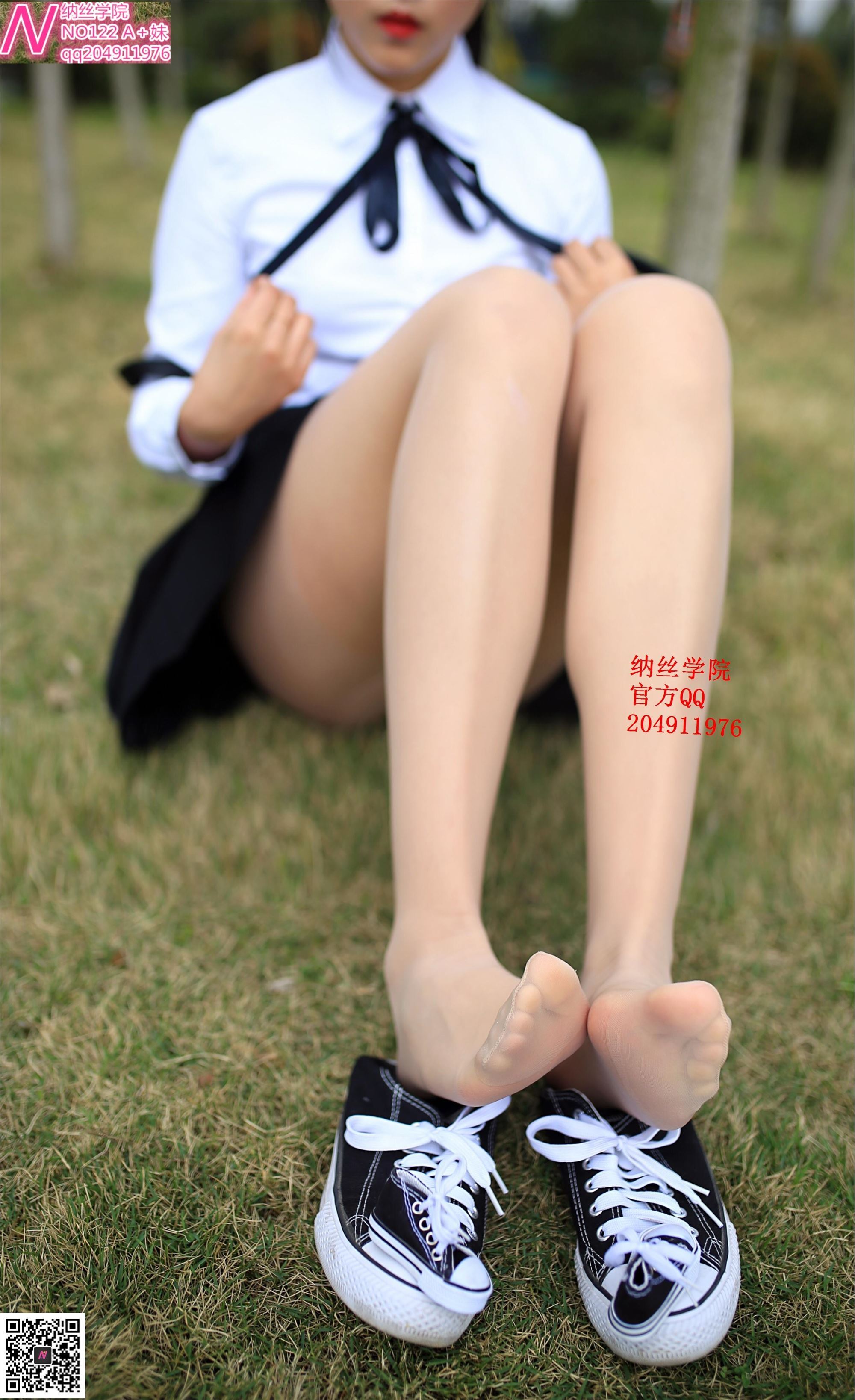 122妹肉丝帆布鞋68p 纳丝摄影