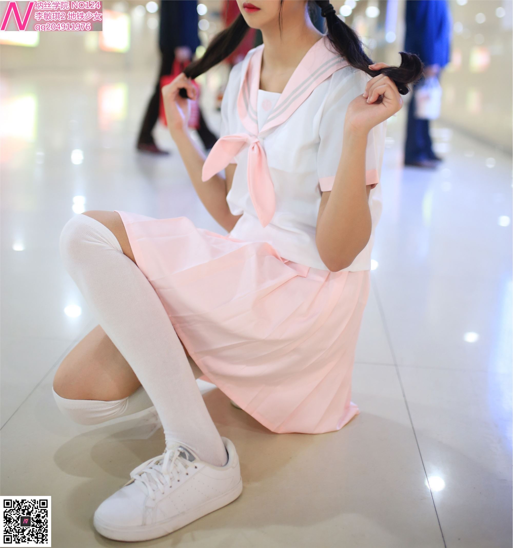 124张诗敏地铁少女92p 纳丝摄影