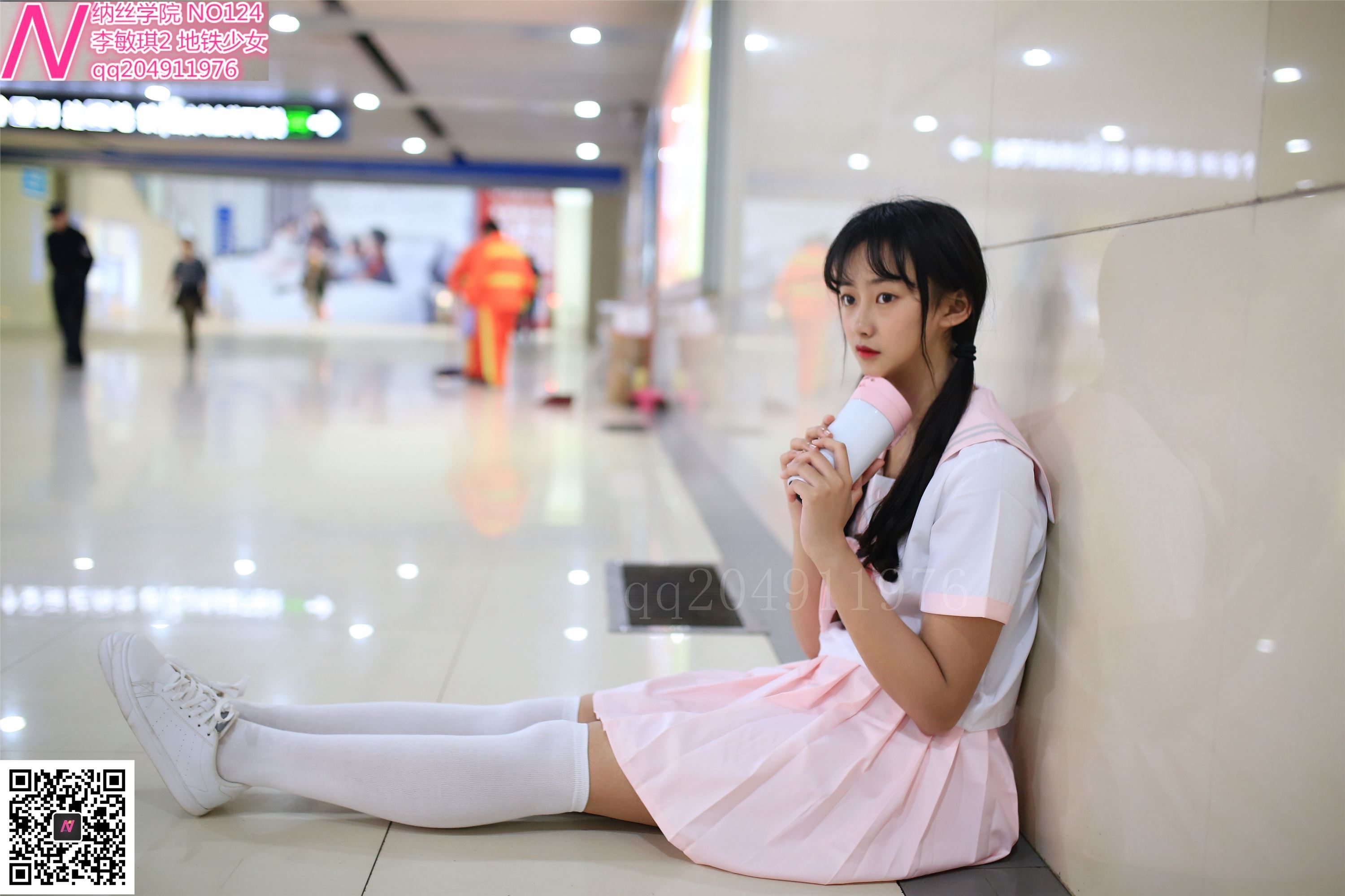 124张诗敏地铁少女92p 纳丝摄影