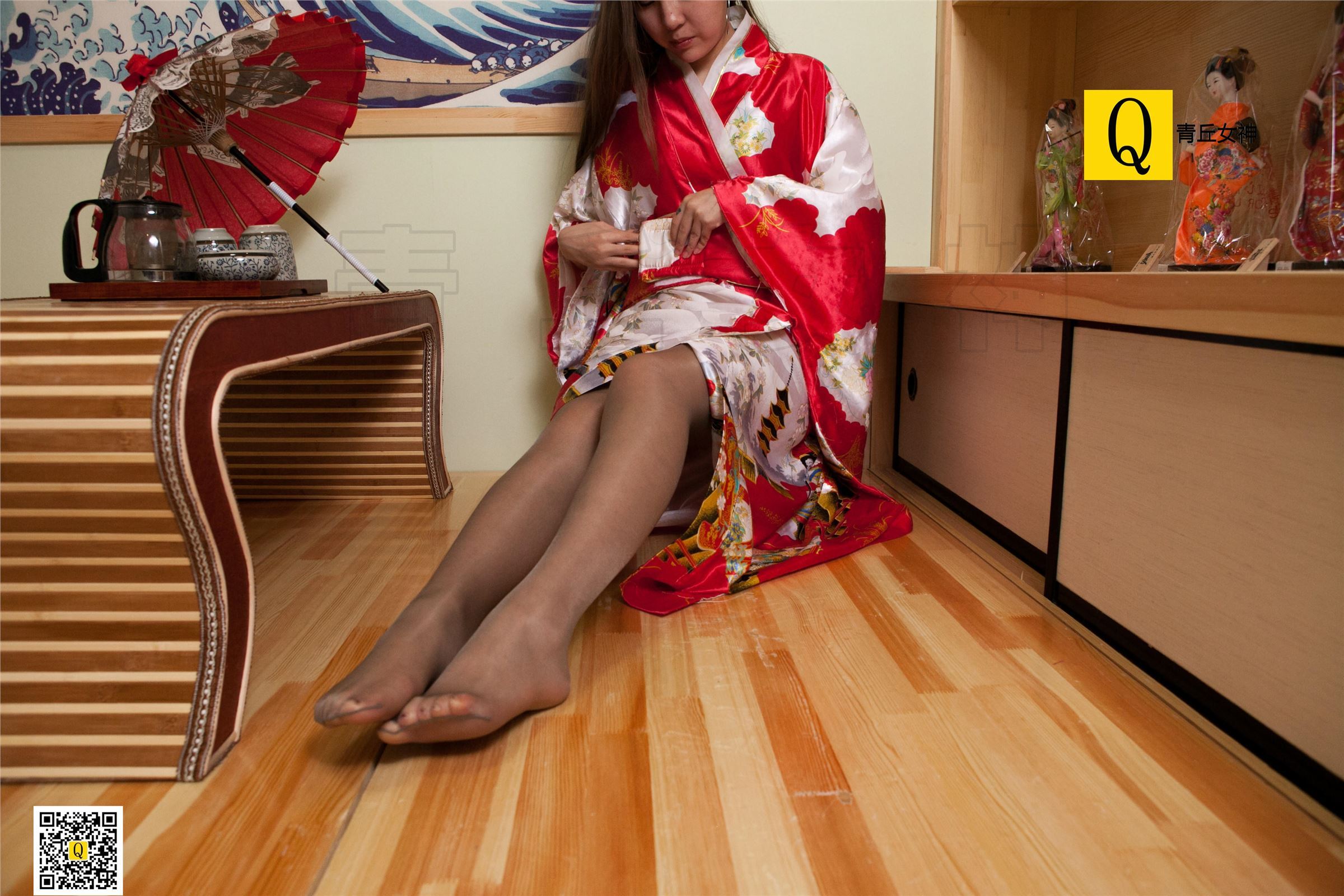 [青丘女神]2018.01.12 日系灰丝 少华