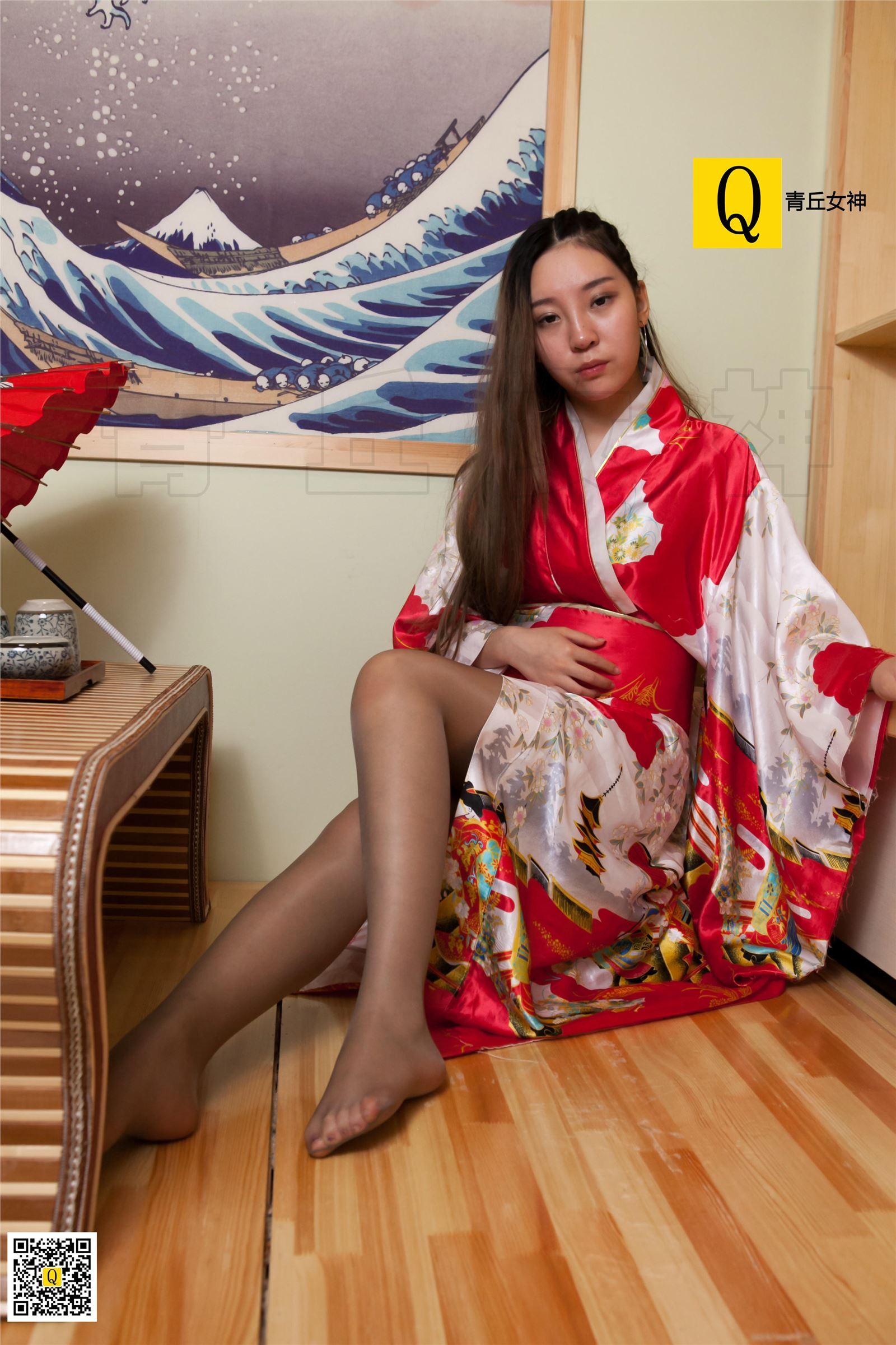 [青丘女神]2018.01.12 日系灰丝 少华