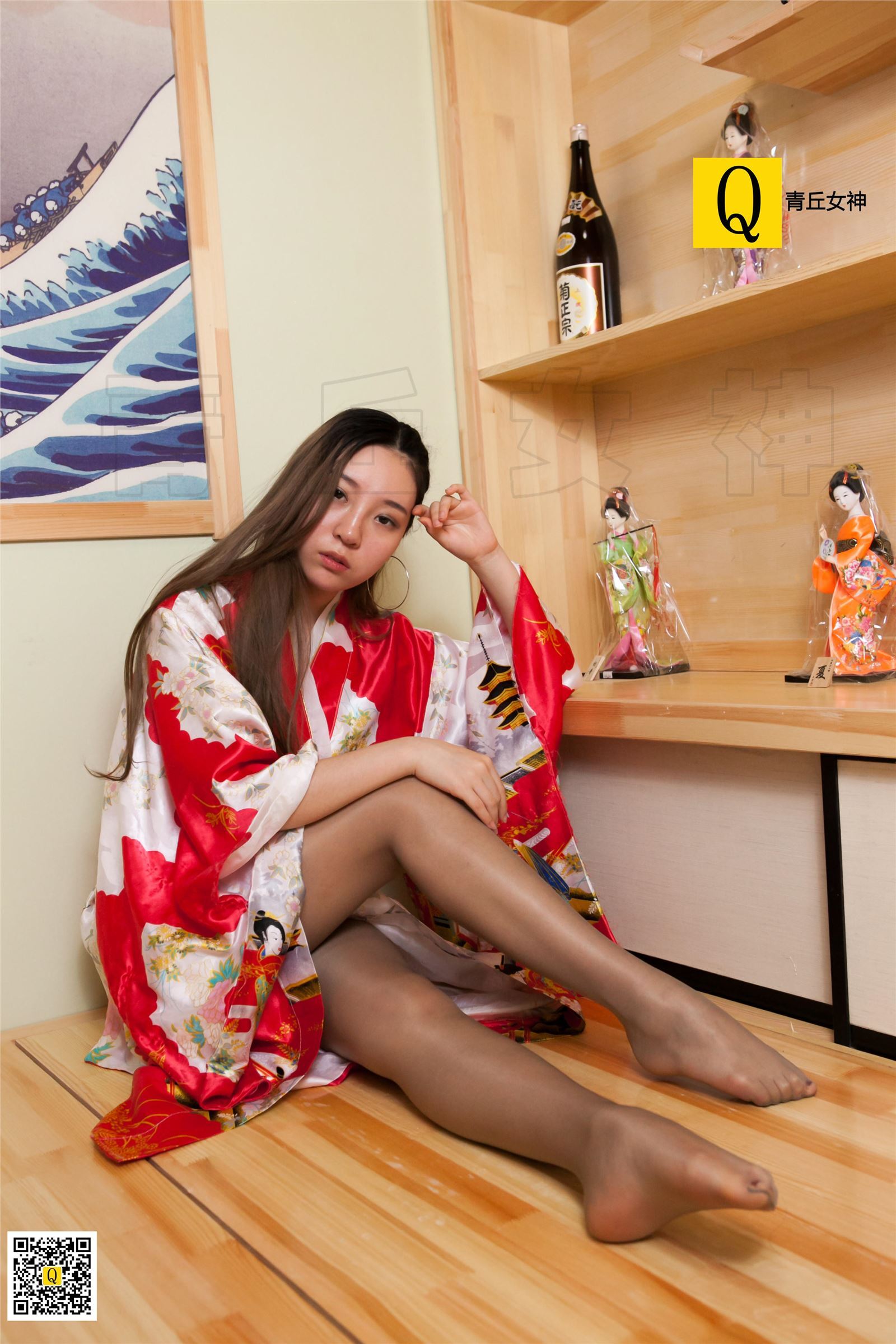 [青丘女神]2018.01.12 日系灰丝 少华