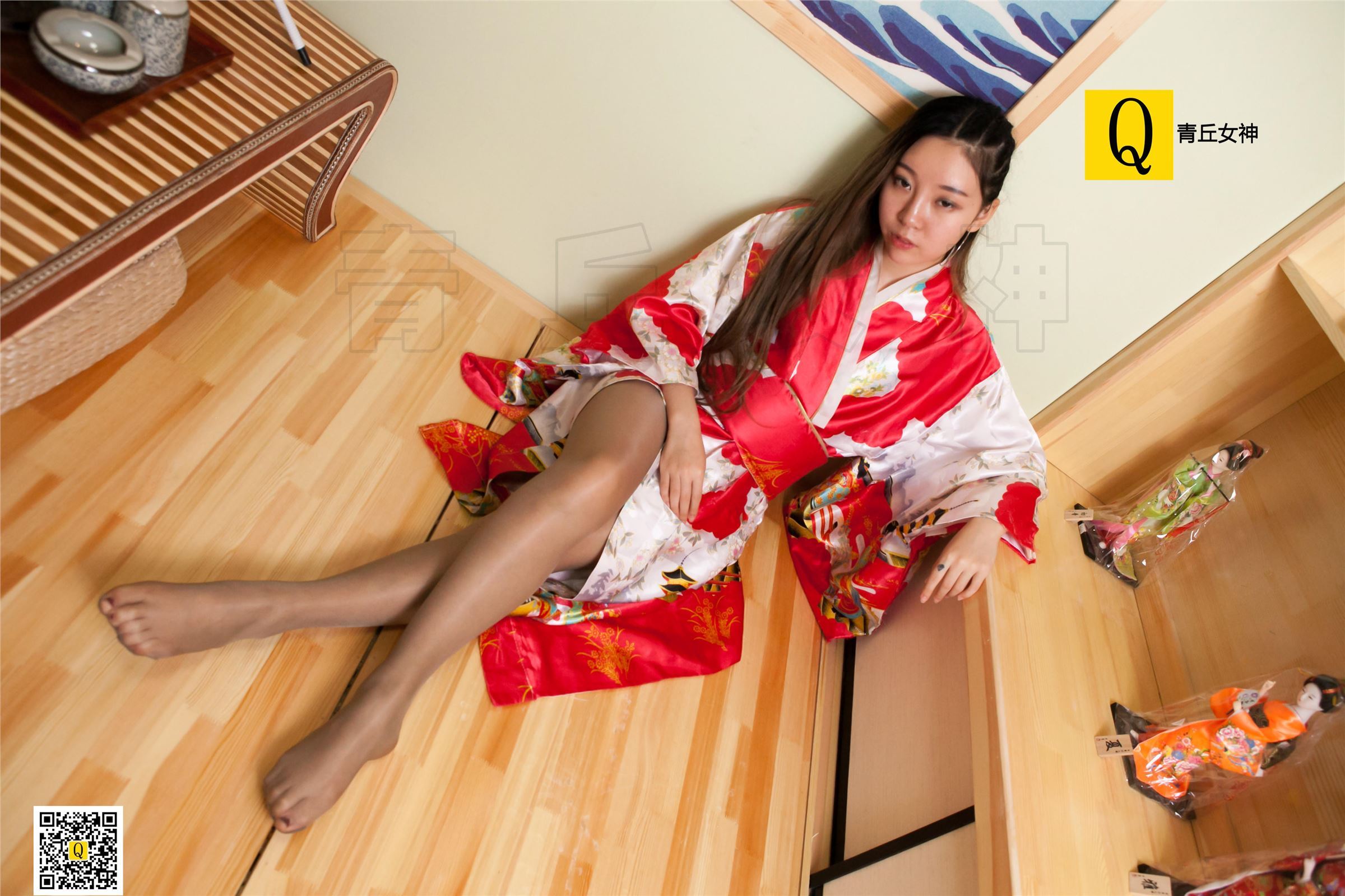 [青丘女神]2018.01.12 日系灰丝 少华