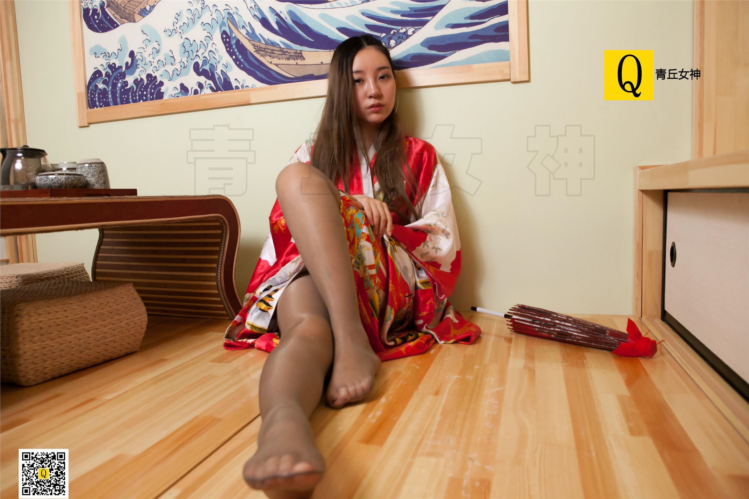 [青丘女神]2018.01.12 日系灰丝 少华