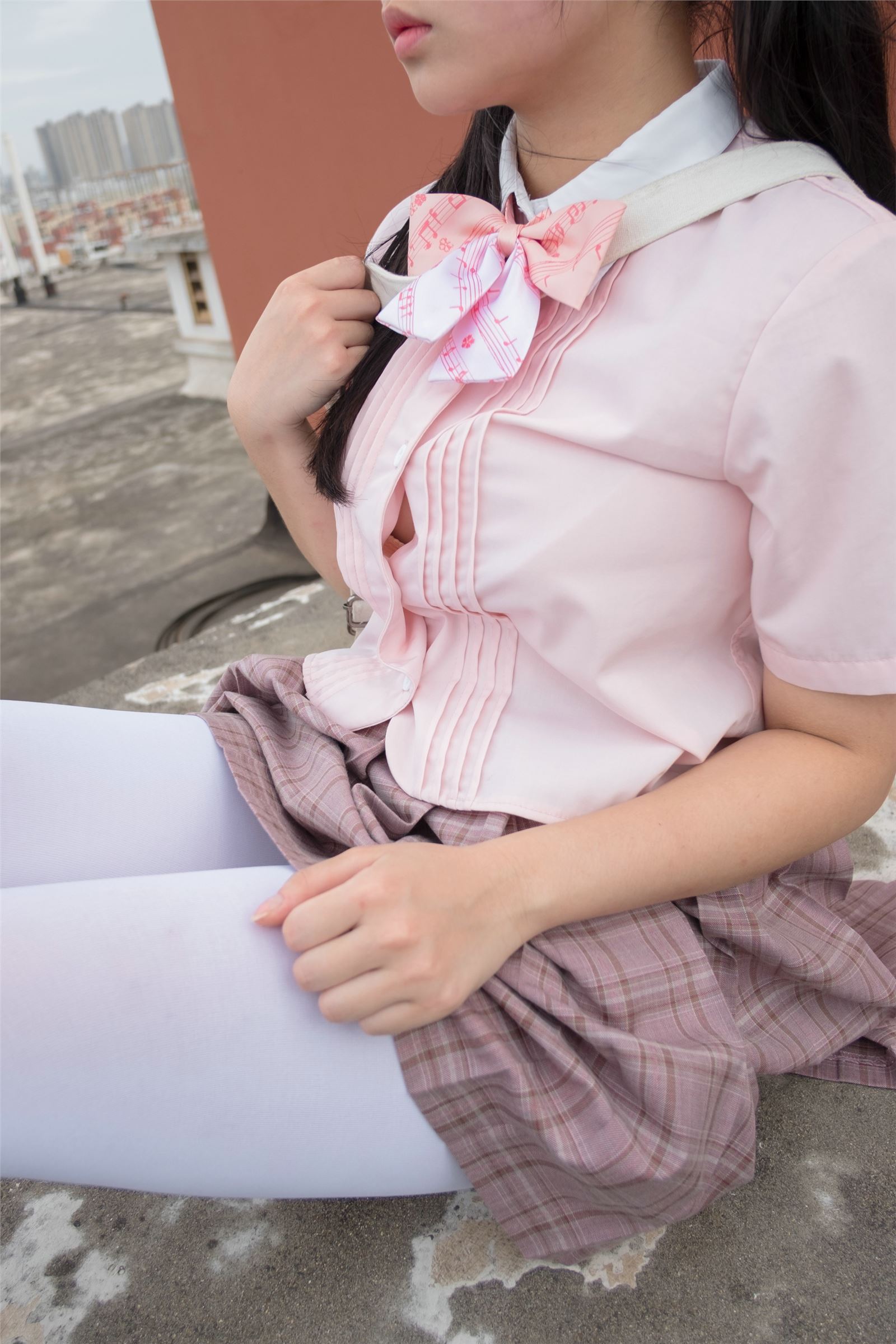 森萝财团写真 - [BETA-001] 高中生的户外白丝