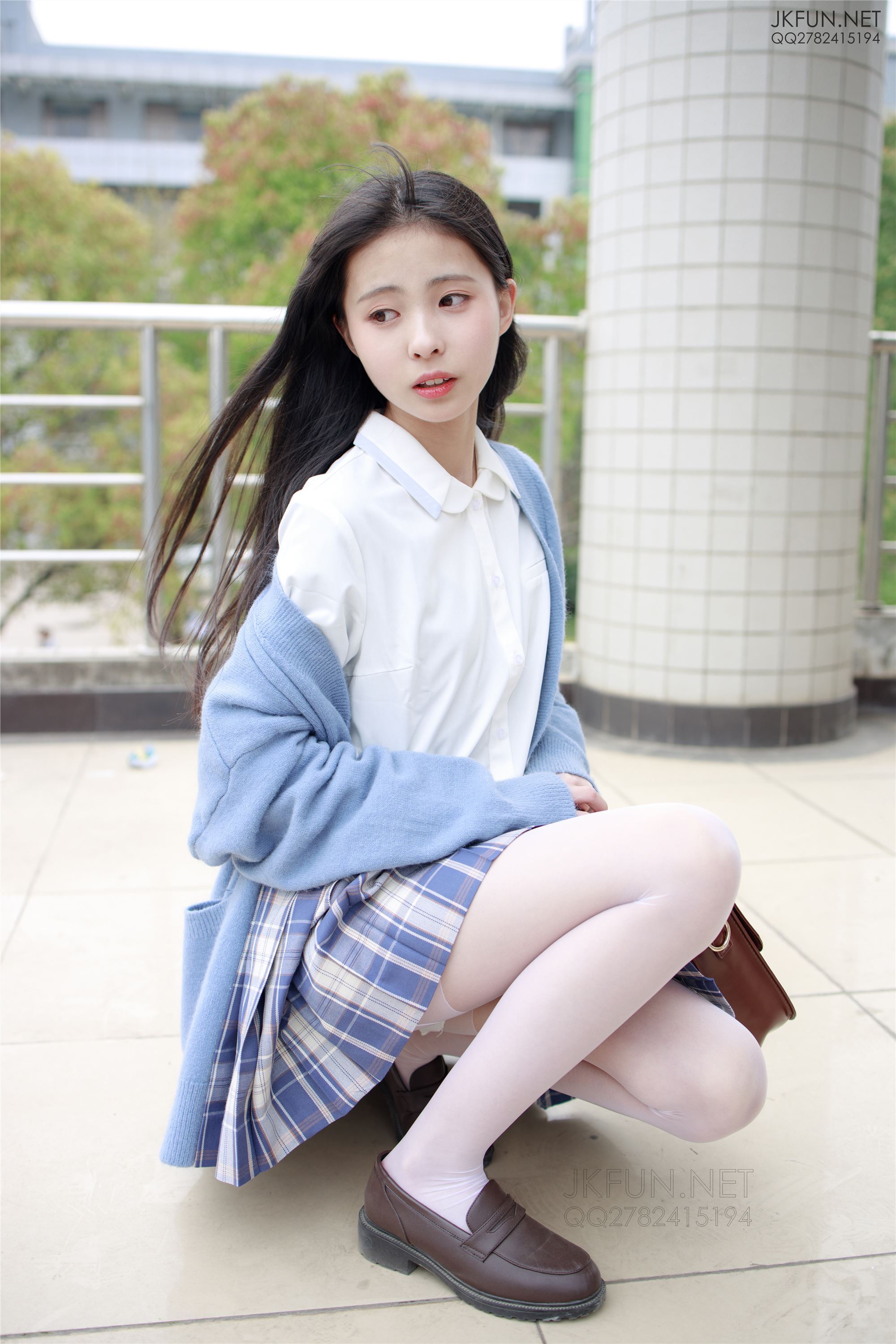 [森萝财团]萝莉丝足写真 JKFUN-003 甜米 春游