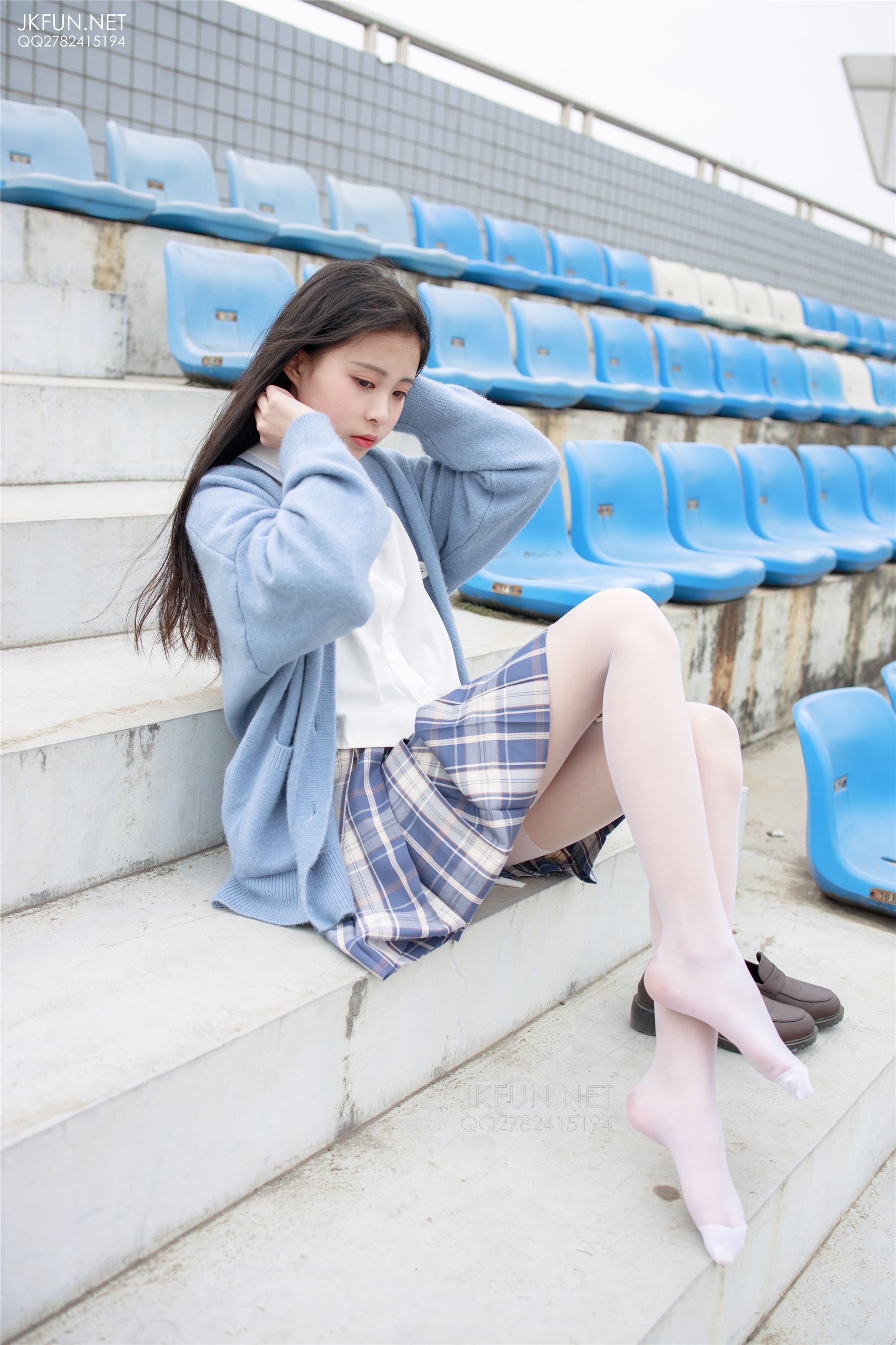 [森萝财团]萝莉丝足写真 JKFUN-003 甜米 春游