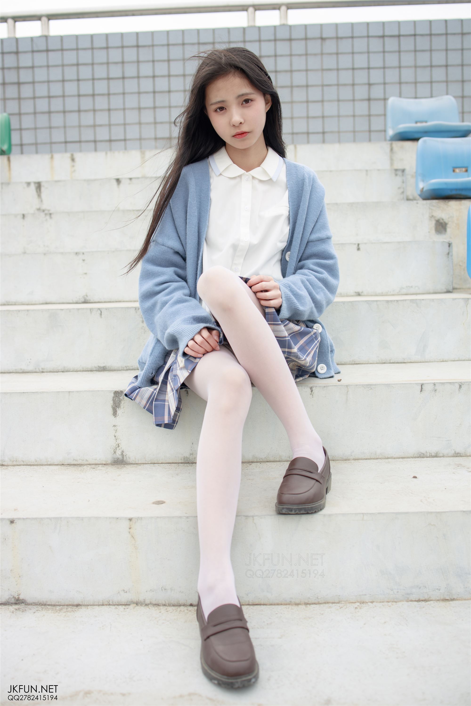 [森萝财团]萝莉丝足写真 JKFUN-003 甜米 春游