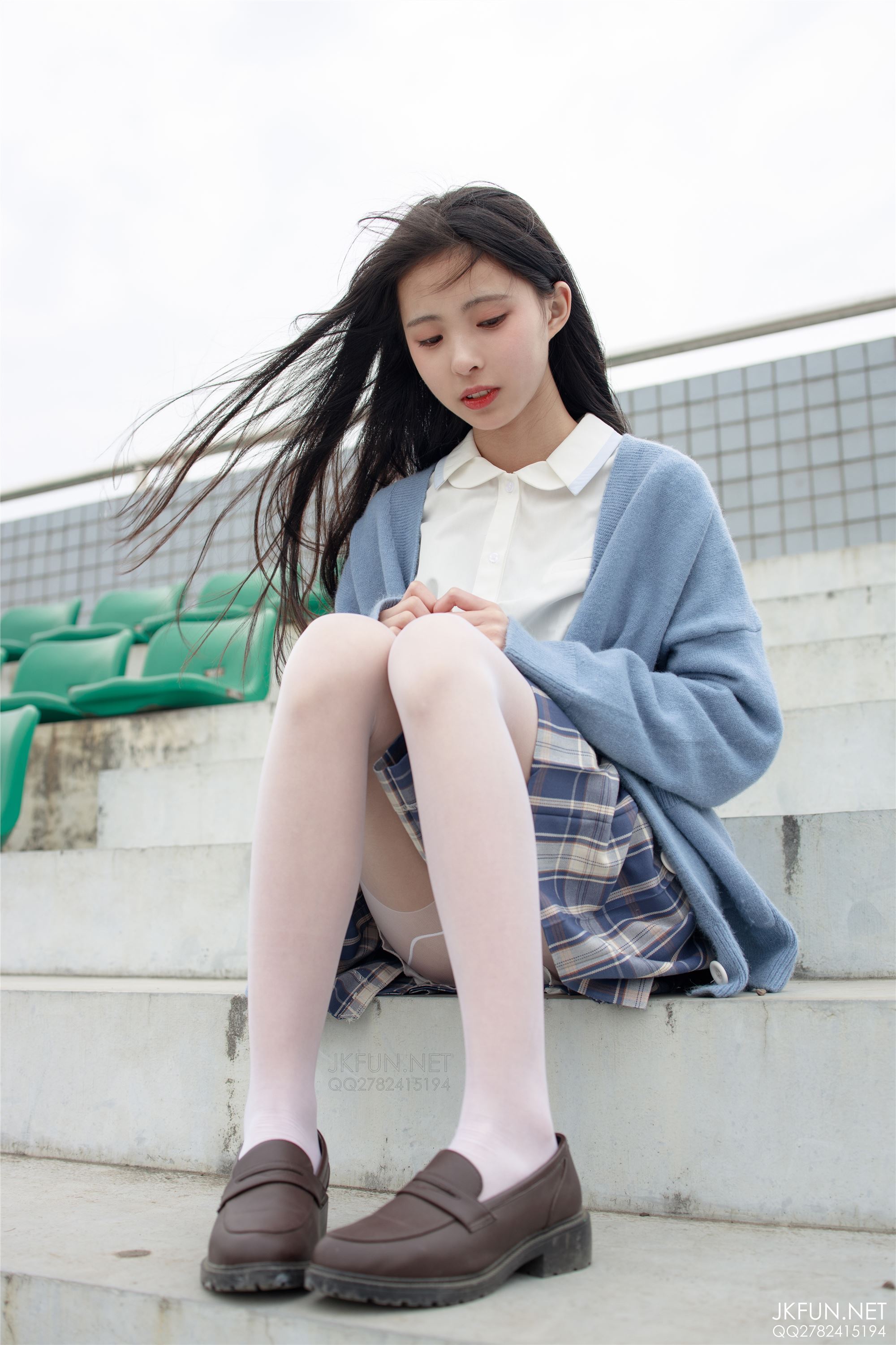 [森萝财团]萝莉丝足写真 JKFUN-003 甜米 春游