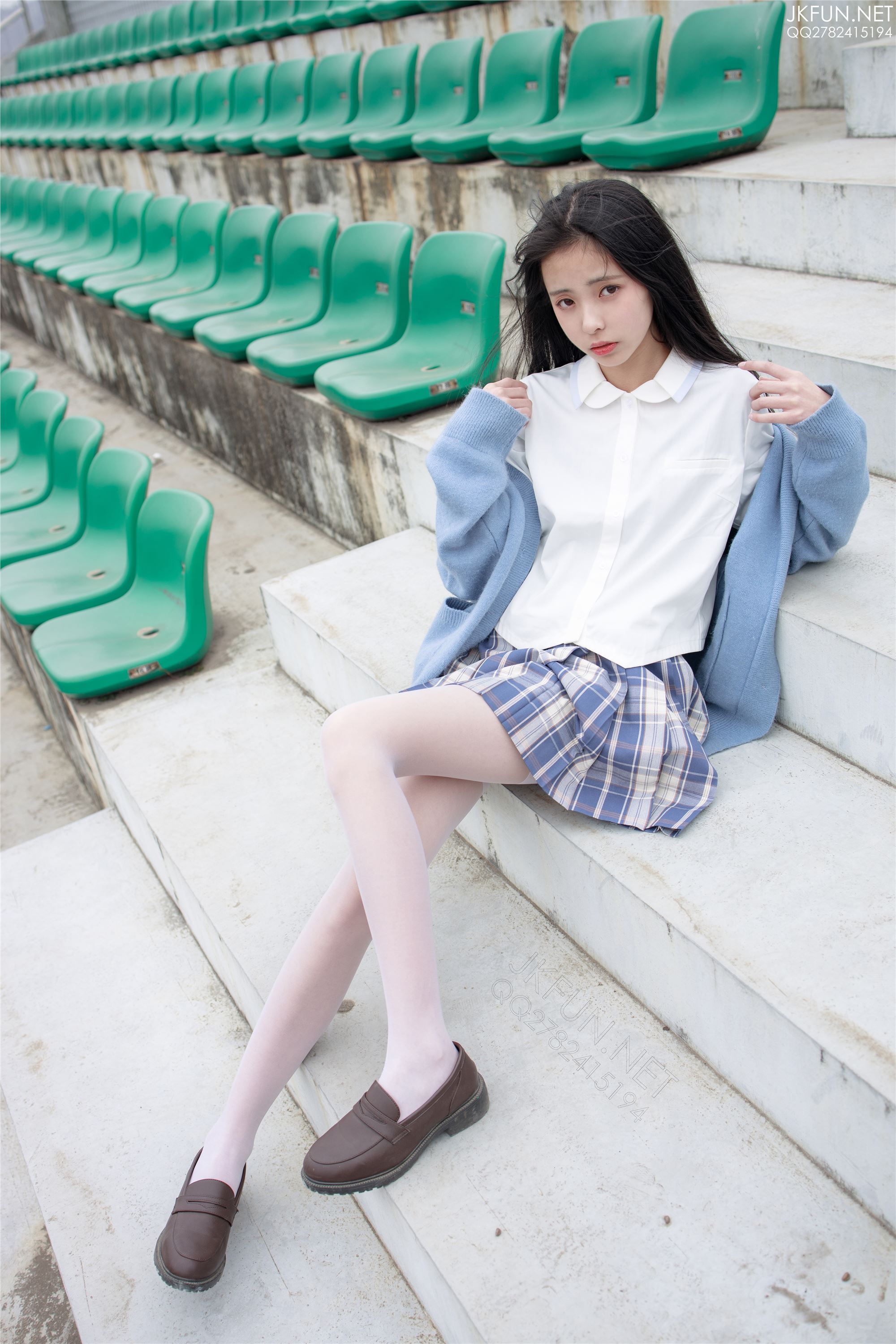 [森萝财团]萝莉丝足写真 JKFUN-003 甜米 春游