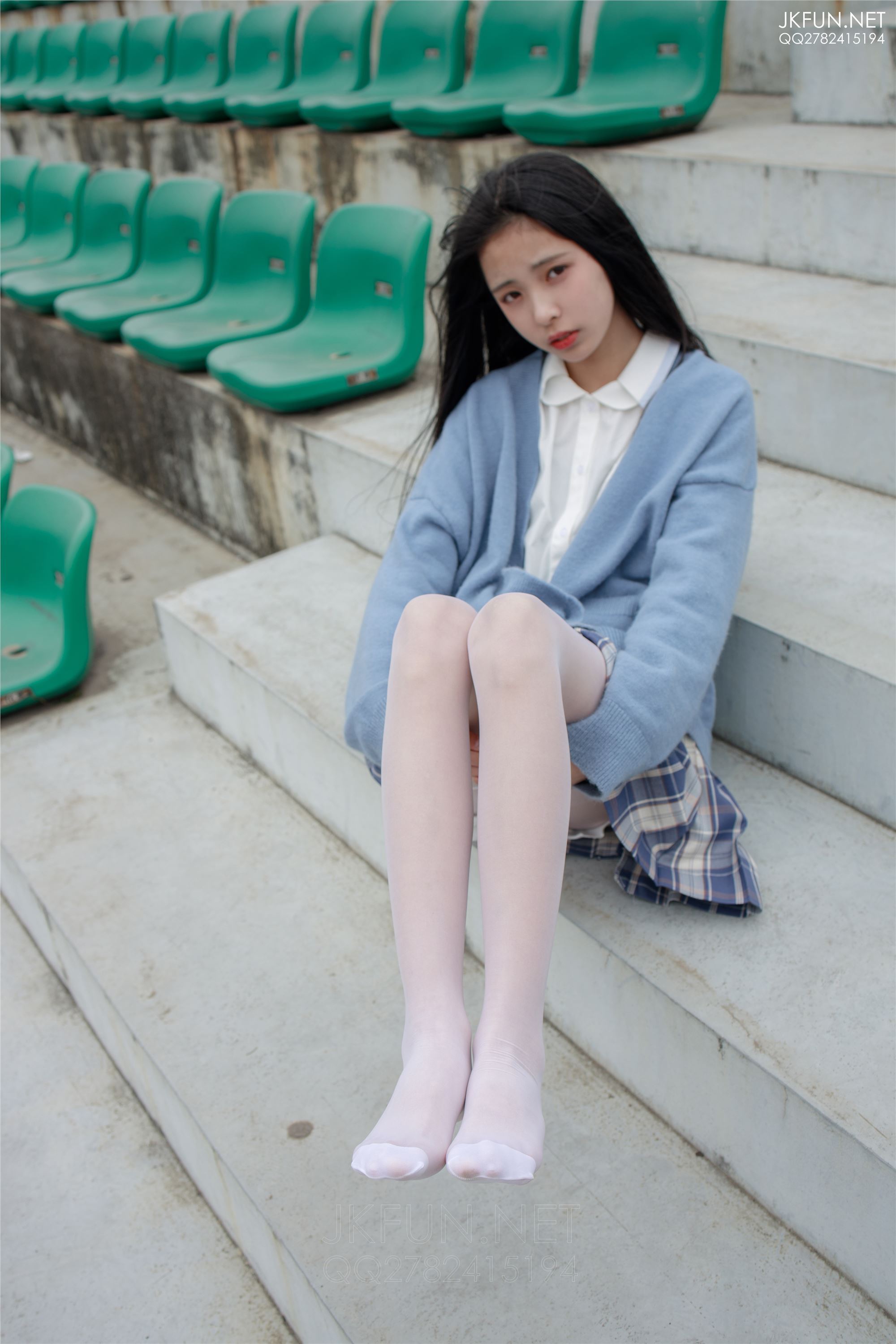 [森萝财团]萝莉丝足写真 JKFUN-003 甜米 春游