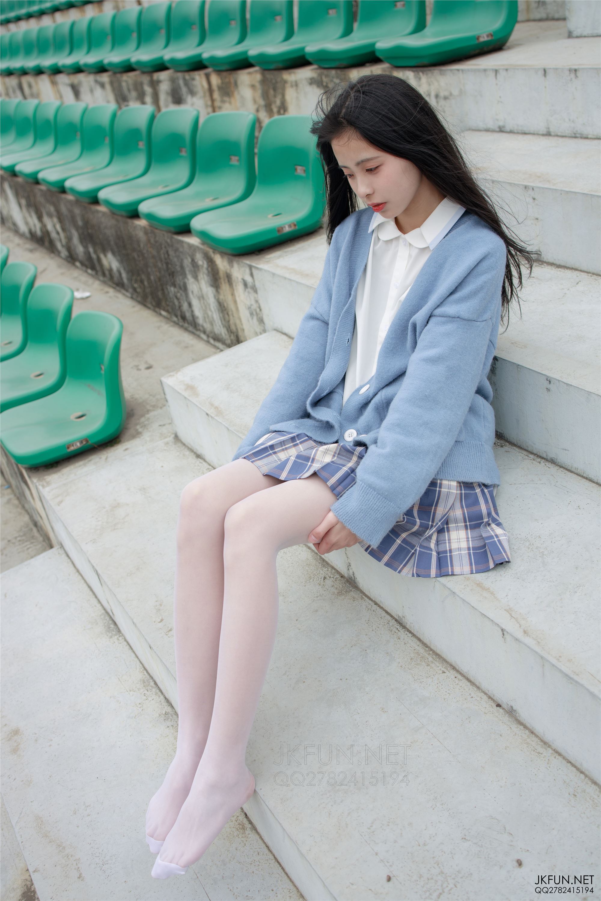 [森萝财团]萝莉丝足写真 JKFUN-003 甜米 春游