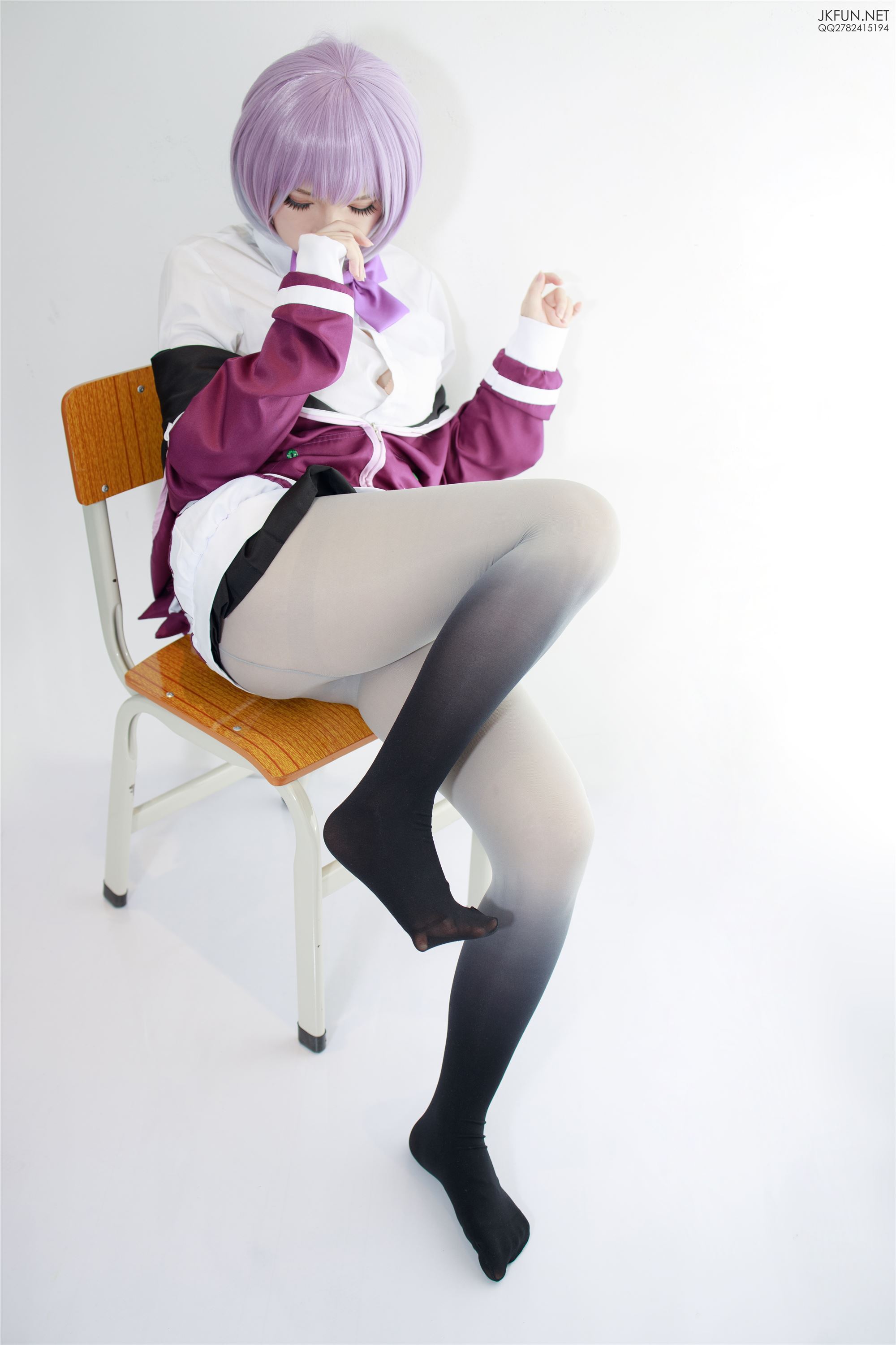 [森萝财团]萝莉丝足写真 JKFUN-004 雪晴 CosPlayer