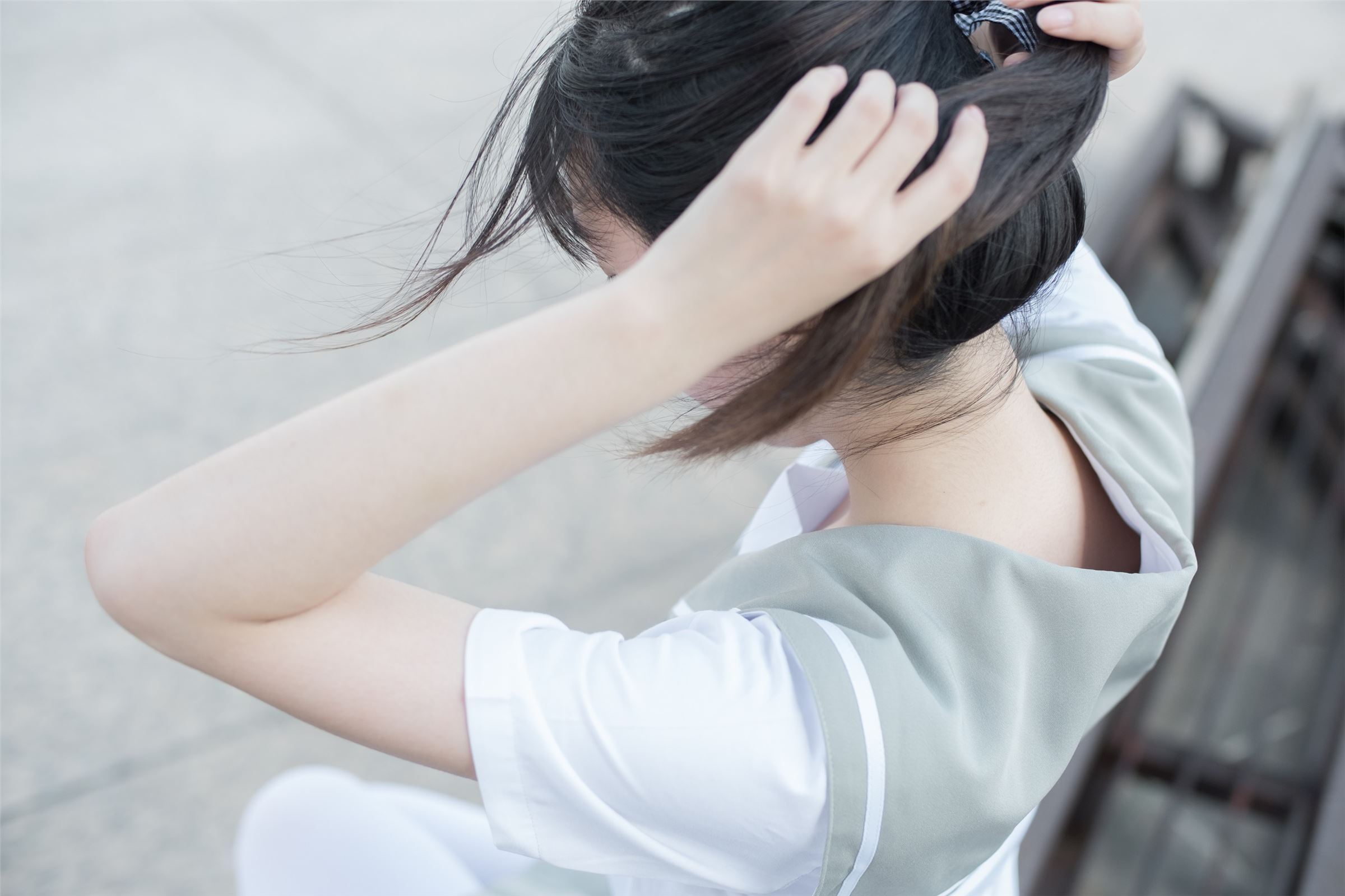 森萝财团写真 - [R15-026] JK白丝户外