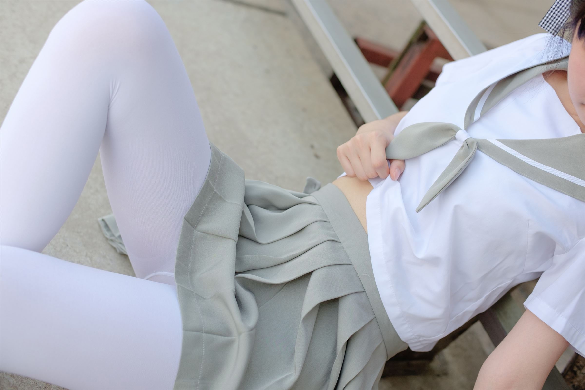 森萝财团写真 - [R15-026] JK白丝户外