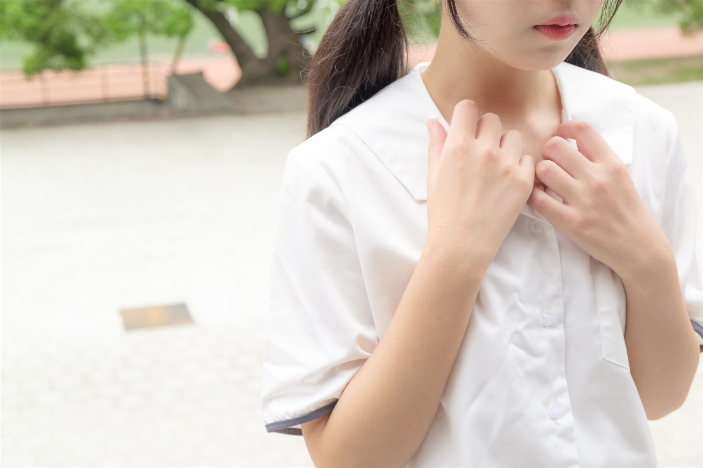 森萝财团写真 - [R15-034] 户外白丝秀