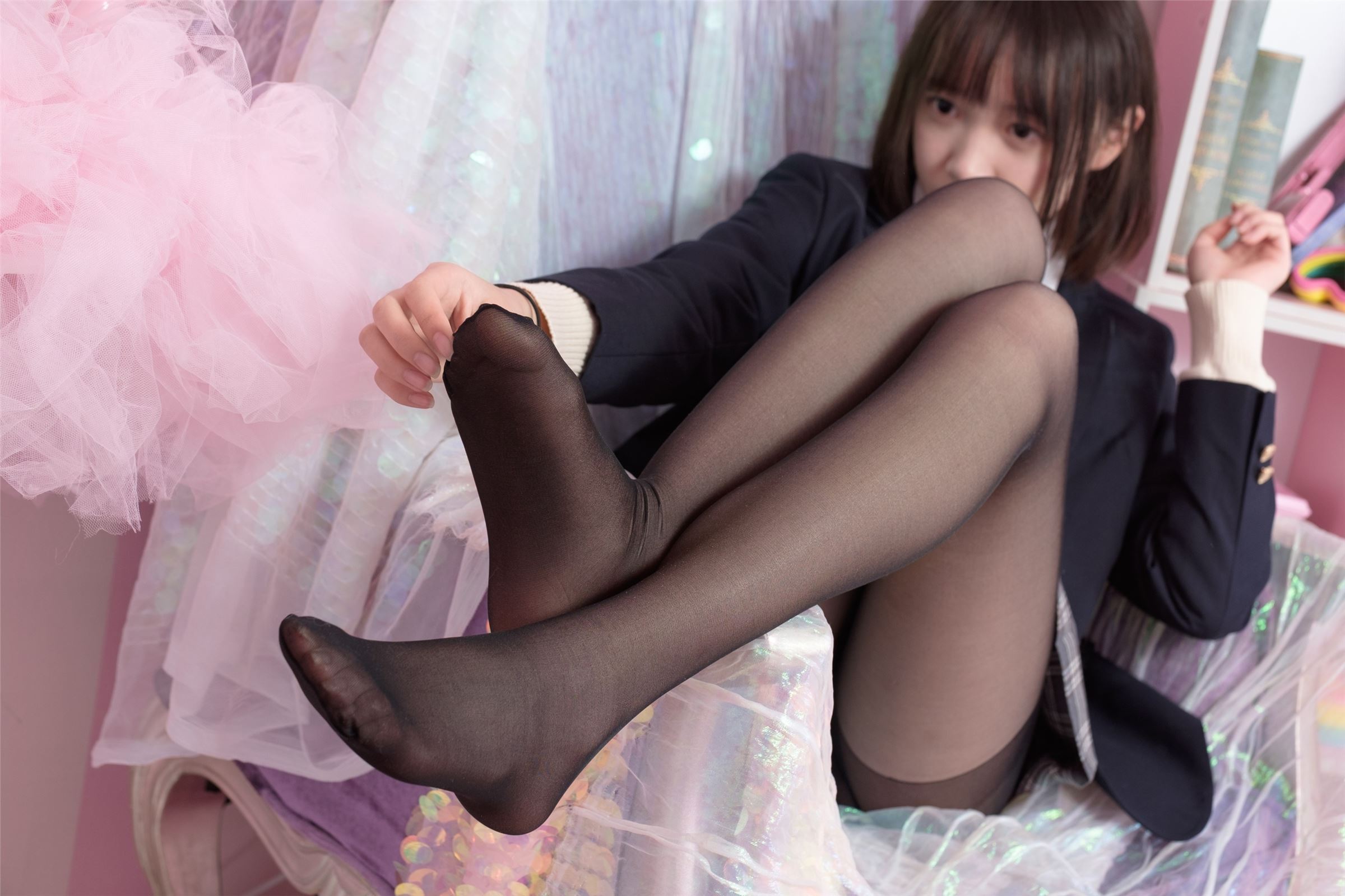 森萝财团写真 - [SSR-008] 黑丝妹妹的闺房